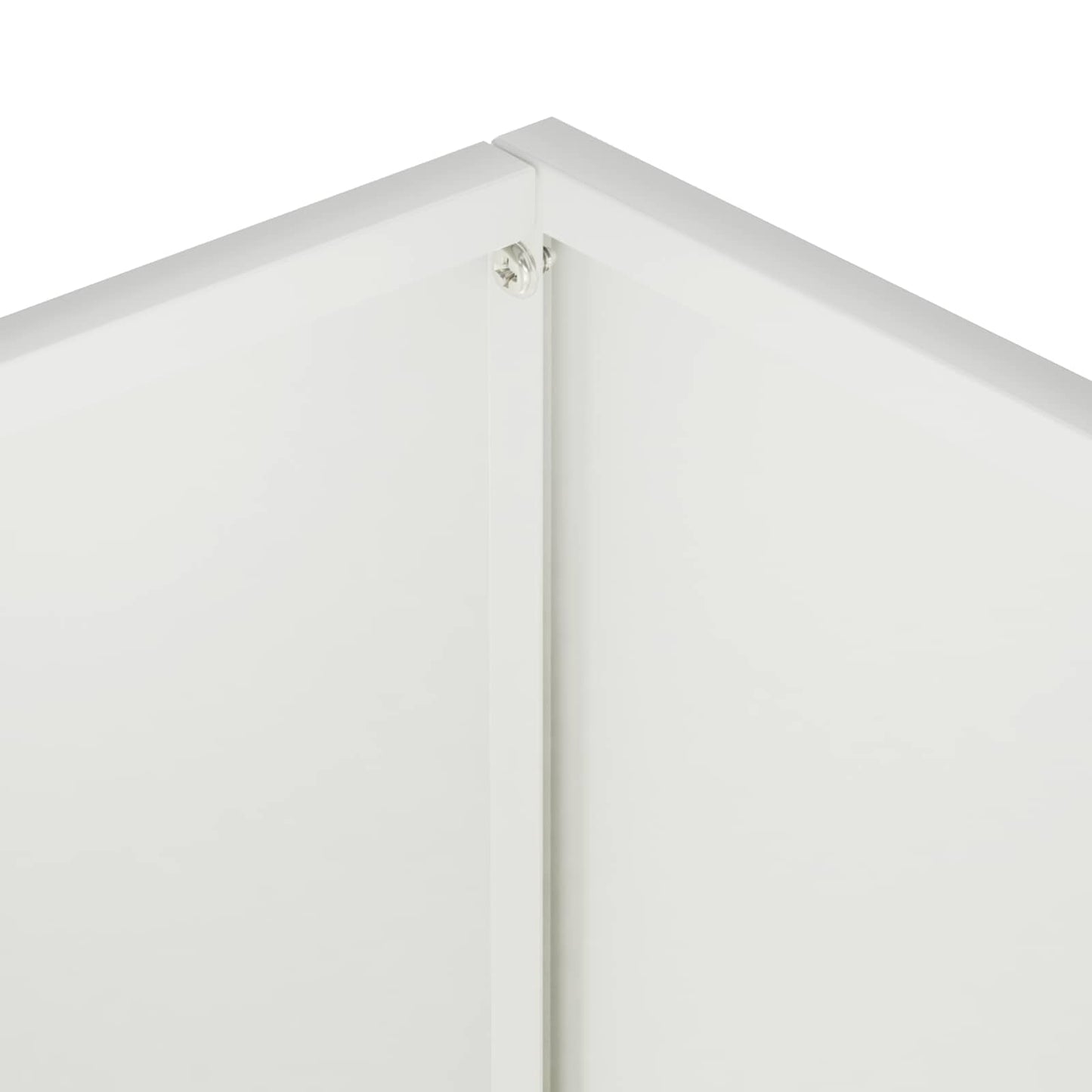 vidaXL Γλάστρα Κήπου Λευκό 20 x 20 x 40 εκ. Ψυχρής έλασης χάλυβας