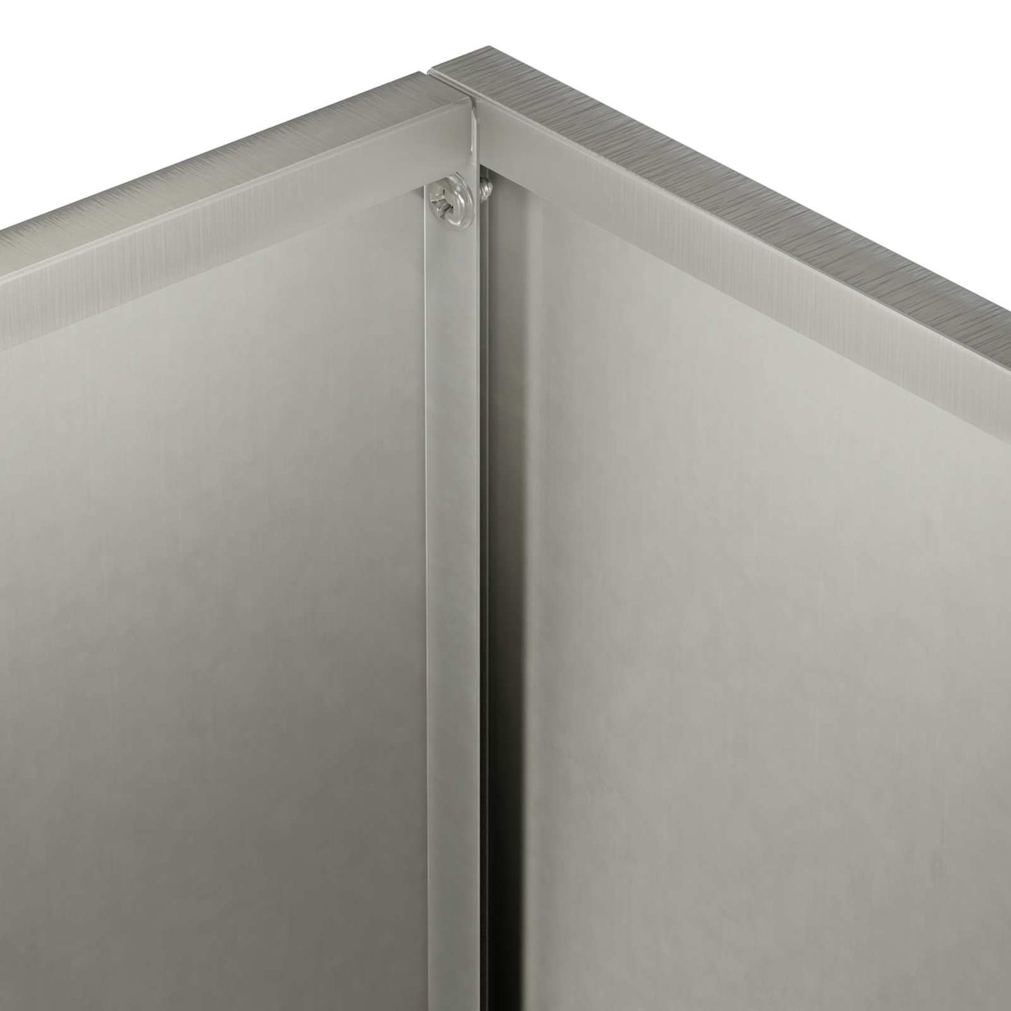 vidaXL Γλάστρα Κήπου 2 τμχ. Ασημί 20 x 20 x 75 εκ. Ανοξείδωτο Ατσάλι