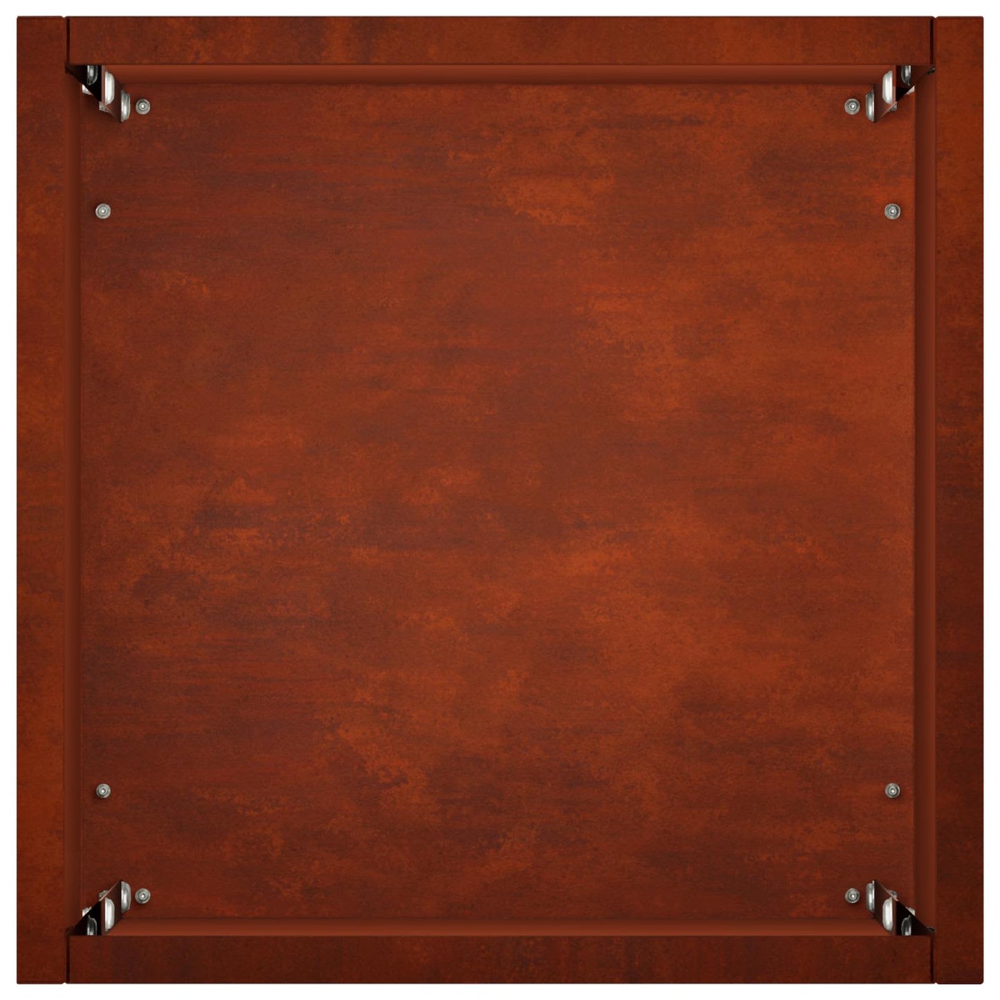 vidaXL Γλάστρα Κήπου 2 τμχ. Σκ rusty 20 x 20 x 75 εκ.