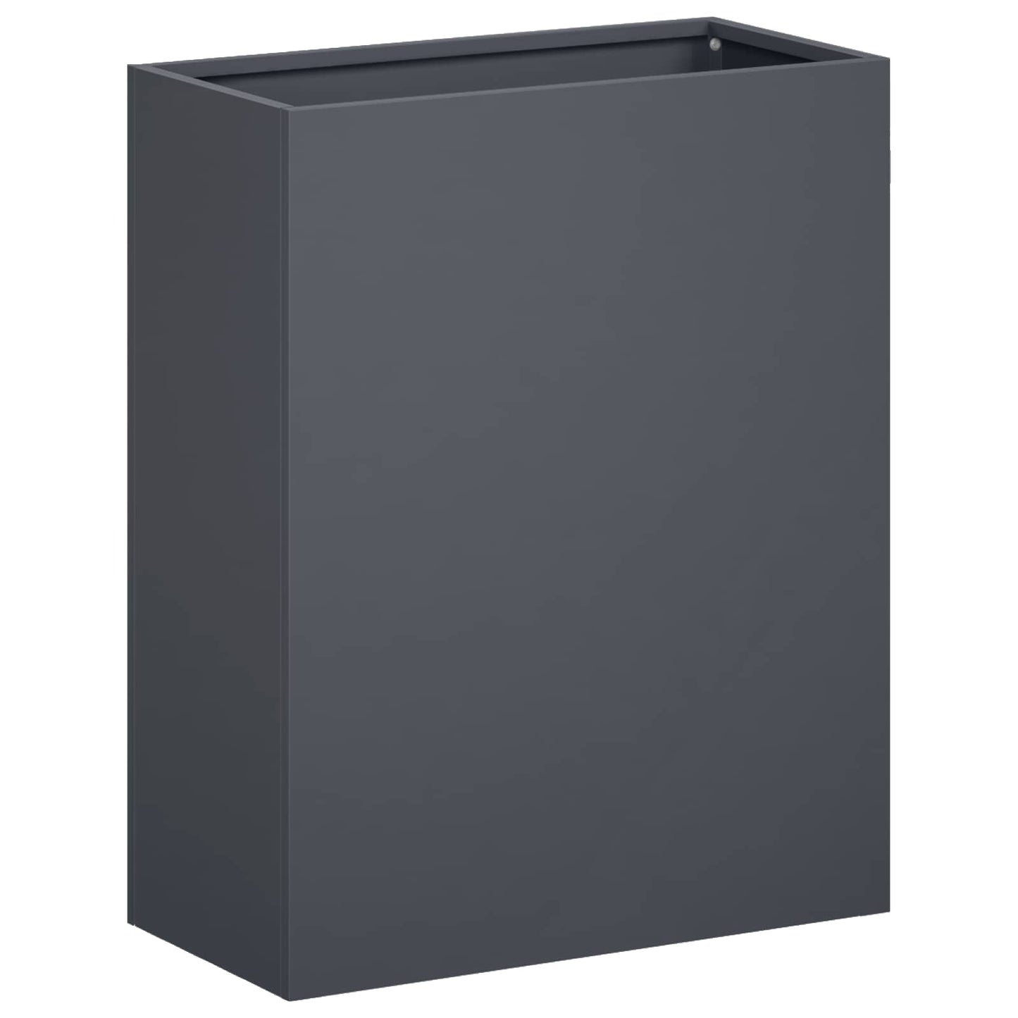 vidaXL Γλάστρα Κήπου 2 τμχ. Ανθρακί 40 x 20 x 40 εκ