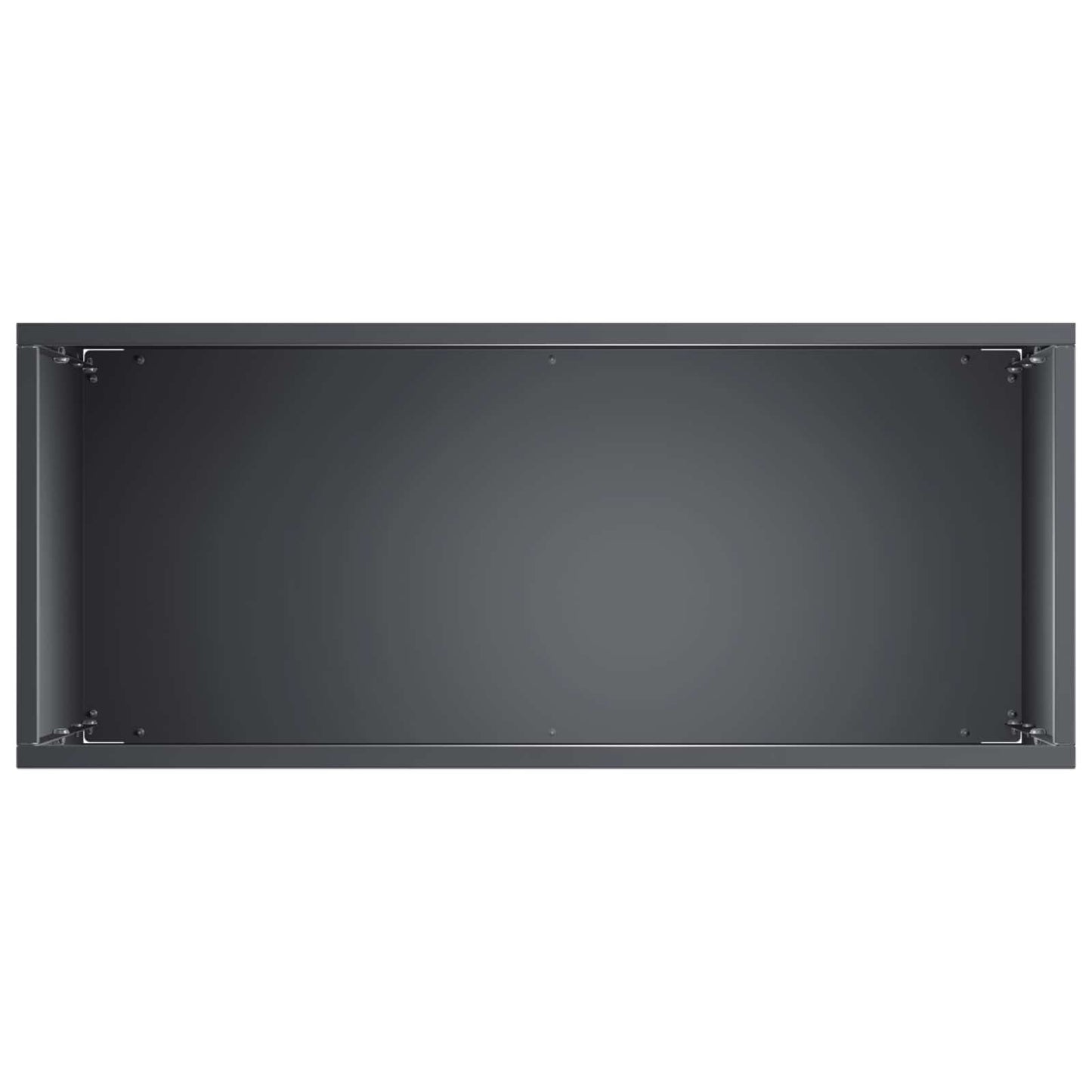 vidaXL Γλάστρα Κήπου Ανθρακί 40 x 20 x 75 εκ. Ψυχρής έλασης χάλυβας