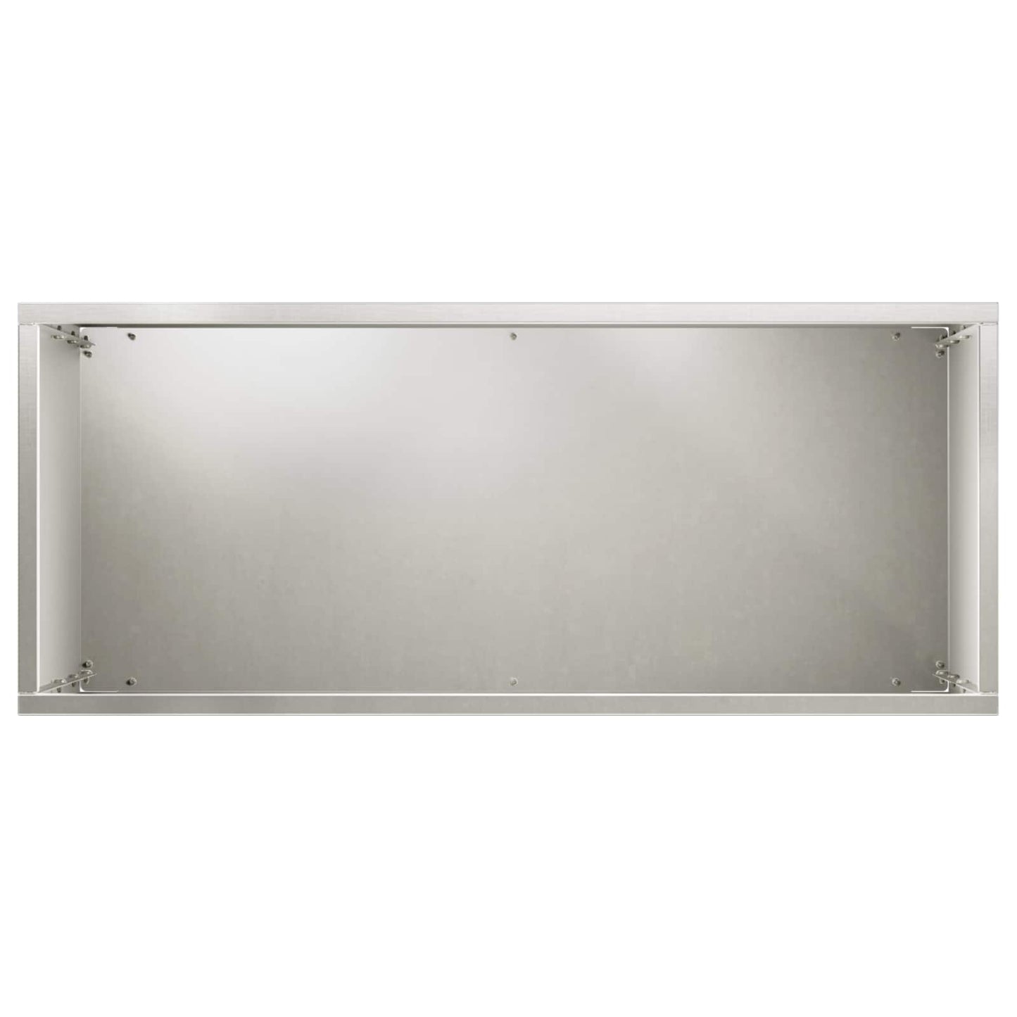vidaXL Γλάστρα Κήπου 2 τμχ. Ασημί 40 x 20 x 75 εκ. Ανοξείδωτο Ατσάλι