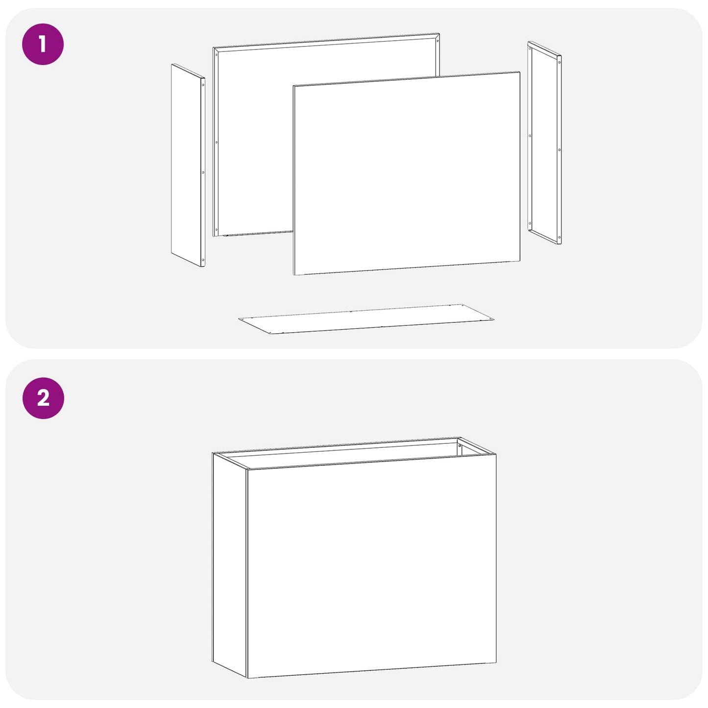 vidaXL Γλάστρα Κήπου Μαύρο 50 x 20 x 40 εκ. Ψυχρής έλασης χάλυβας