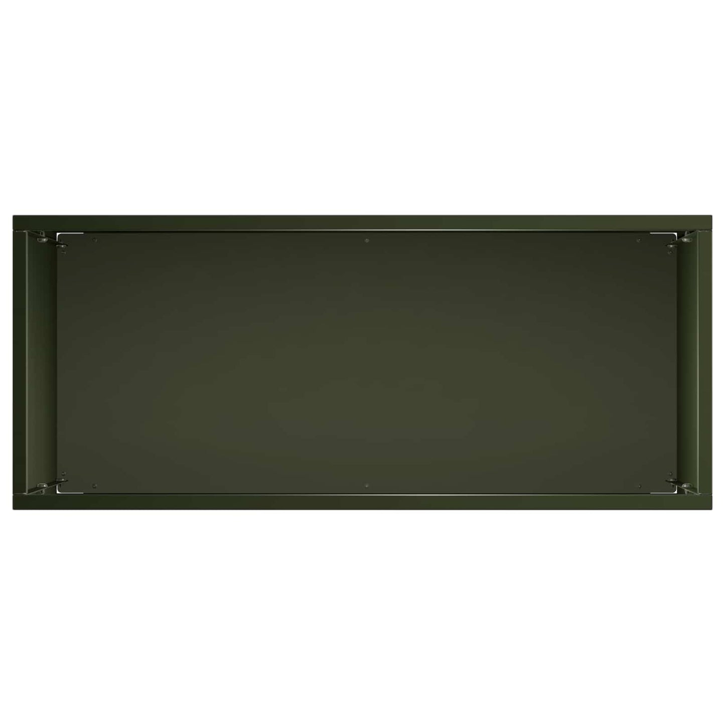 vidaXL Γλάστρα Κήπου Λαδί 50 x 20 x 40 εκ. Ψυχρής έλασης χάλυβας