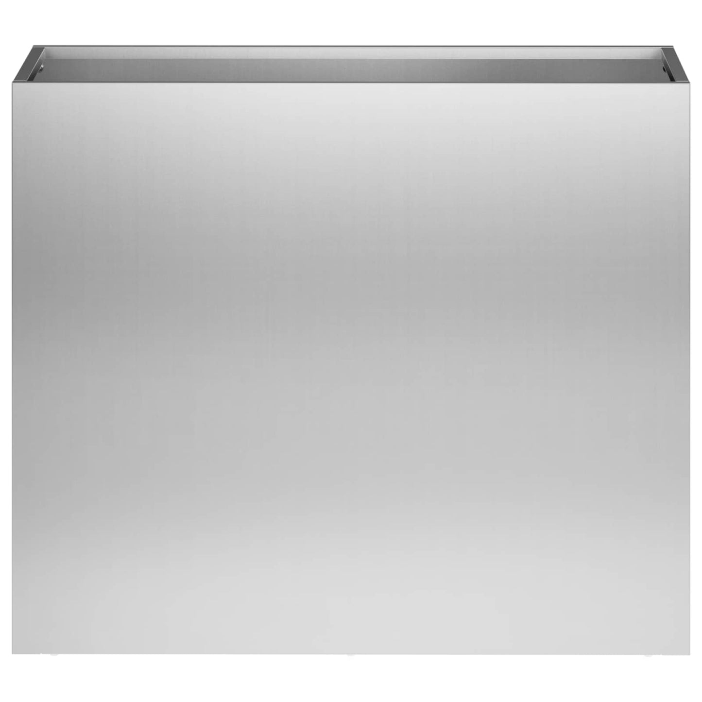 vidaXL Γλάστρα Κήπου 2 τμχ. Ασημί 50 x 20 x 40 εκ.