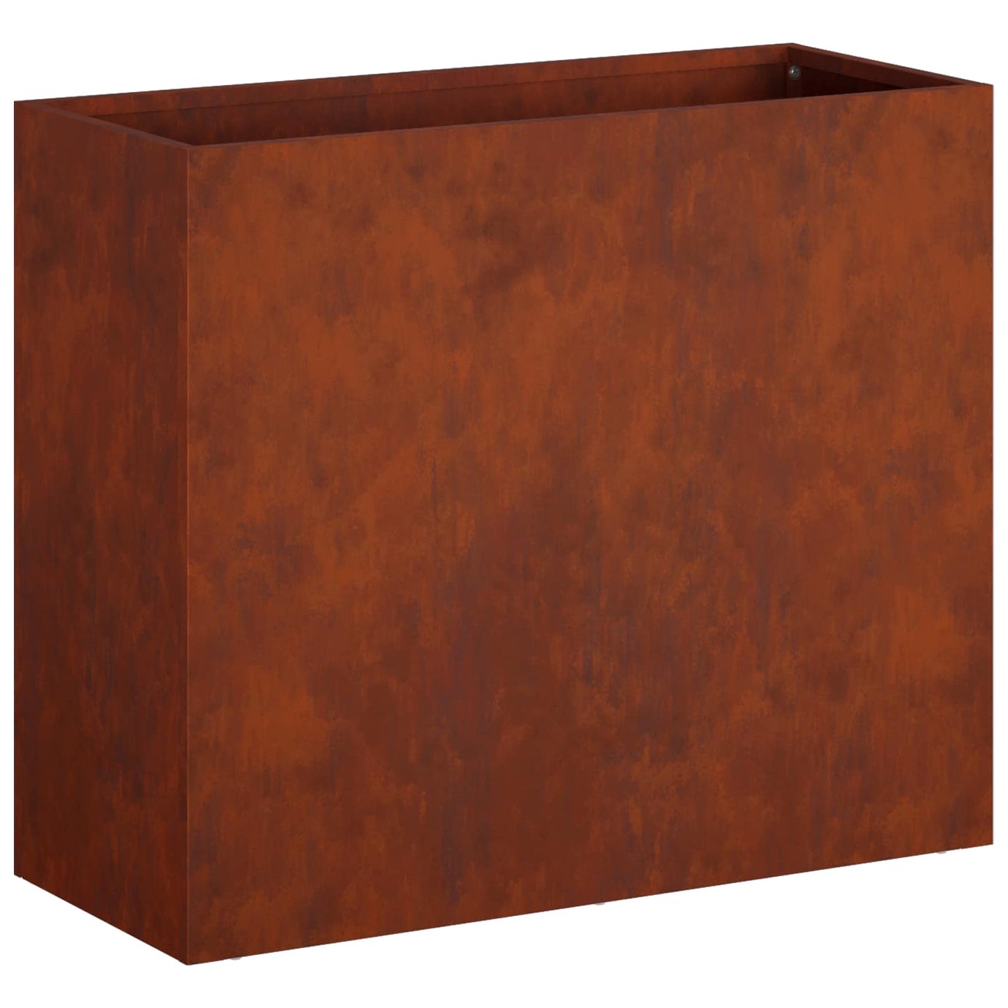 vidaXL Γλάστρα Κήπου 2 τμχ. Σκ rusty 50 x 20 x 40 εκ.
