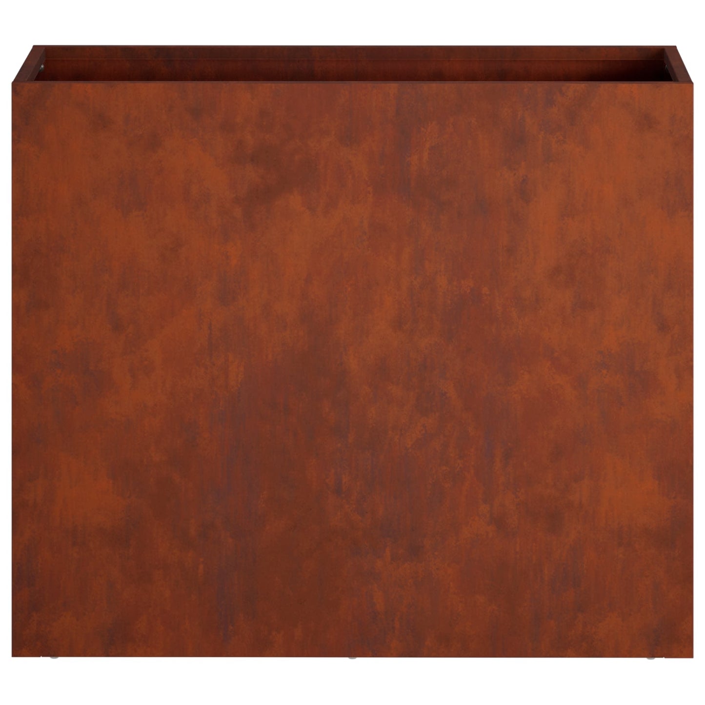 vidaXL Γλάστρα Κήπου 2 τμχ. Σκ rusty 50 x 20 x 40 εκ.