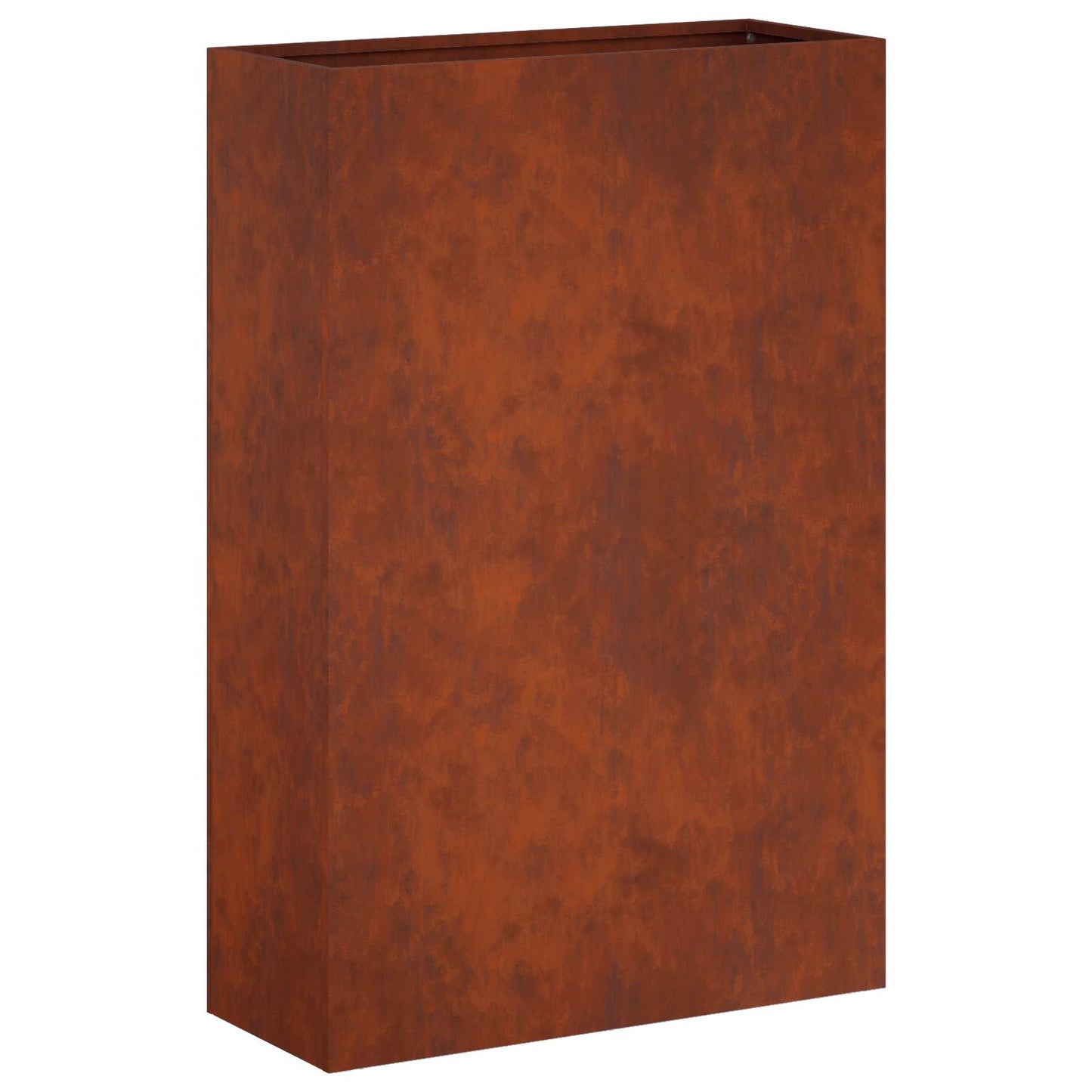 vidaXL Γλάστρα Κήπου 2 τμχ. Σκ rusty 50 x 20 x 75 εκ.