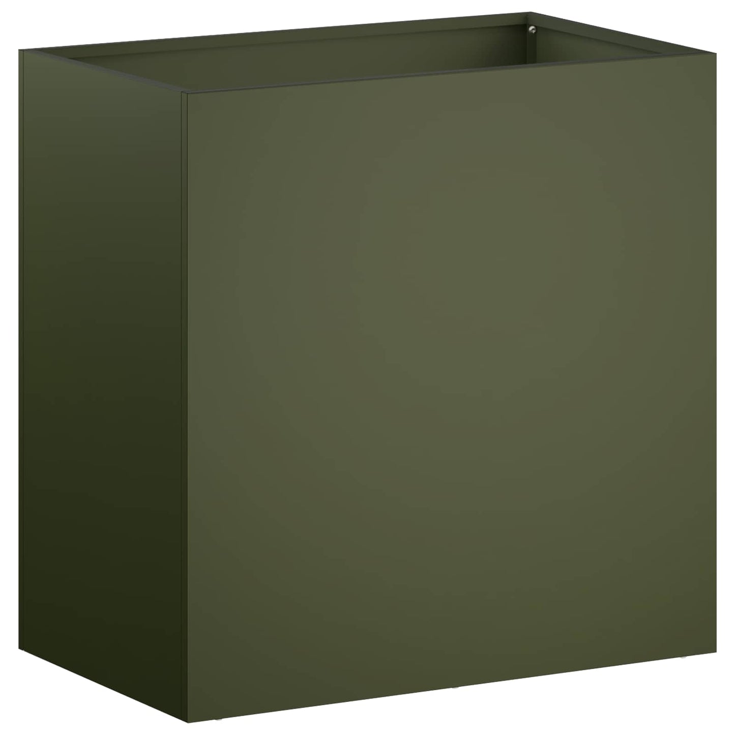 vidaXL Γλάστρα Κήπου Λαδί 50 x 30 x 40 εκ. Ψυχρής έλασης χάλυβας