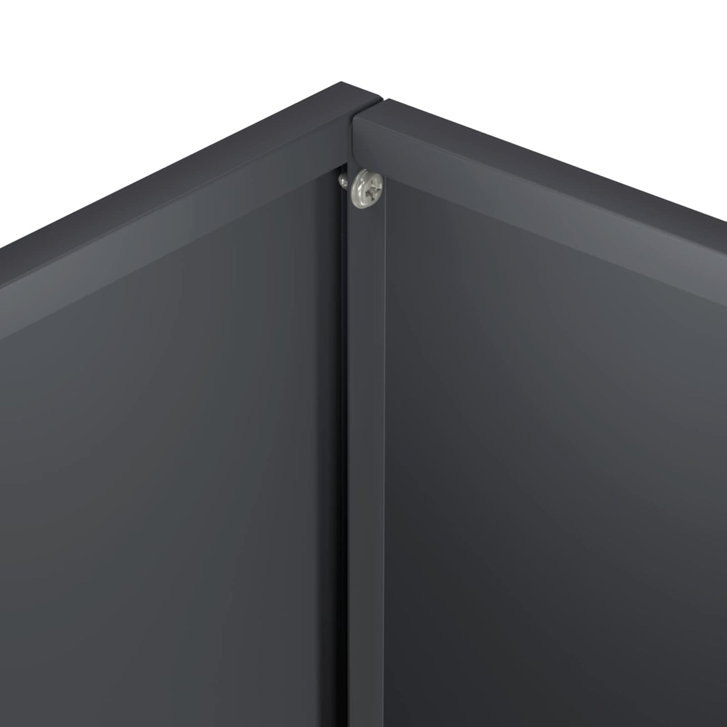 vidaXL Γλάστρα Κήπου Ανθρακί 50 x 30 x 50 cm Ψυχρής έλασης χάλυβας