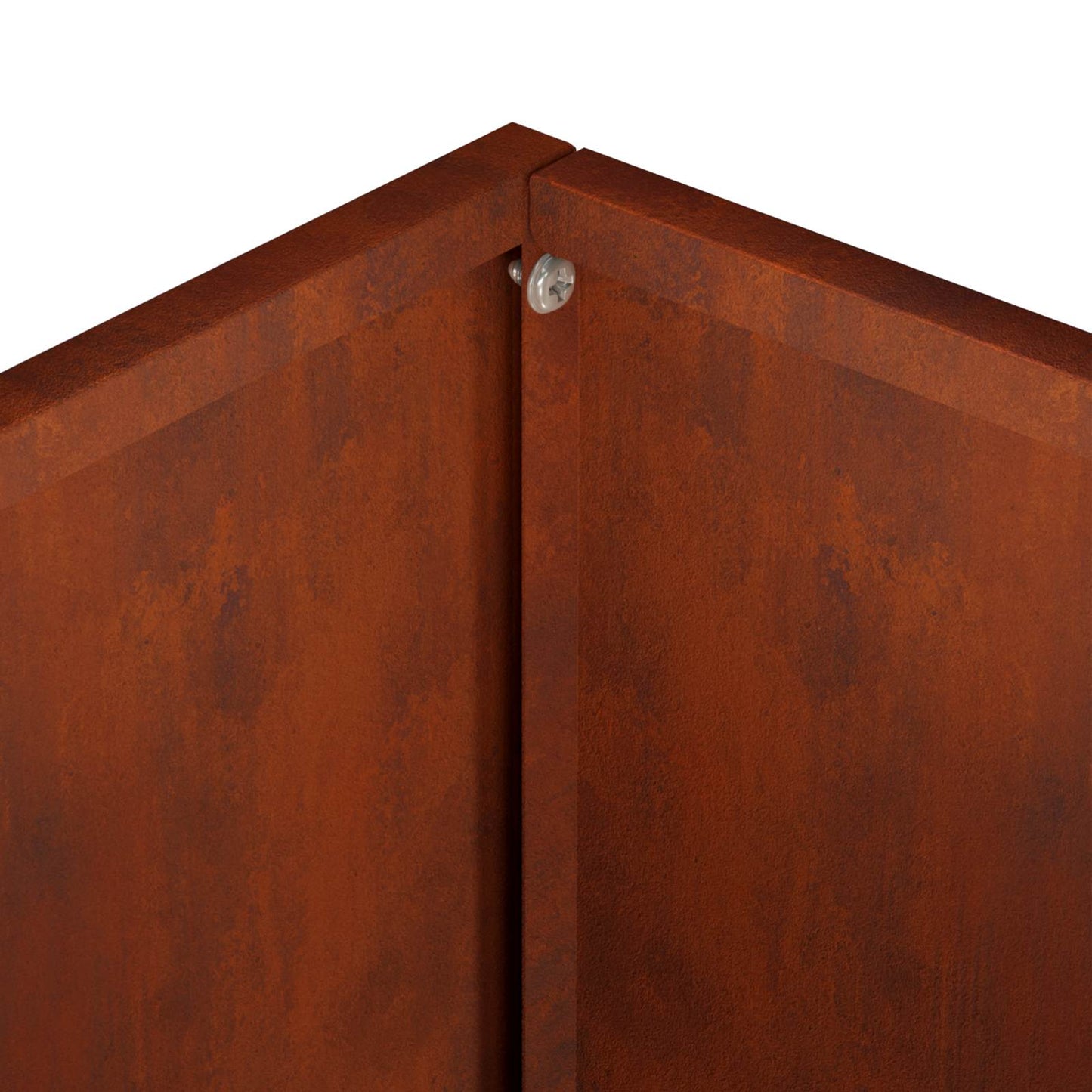 vidaXL Γλάστρα Κήπου 2 τμχ. Σκ rusty 50 x 30 x 50 cm