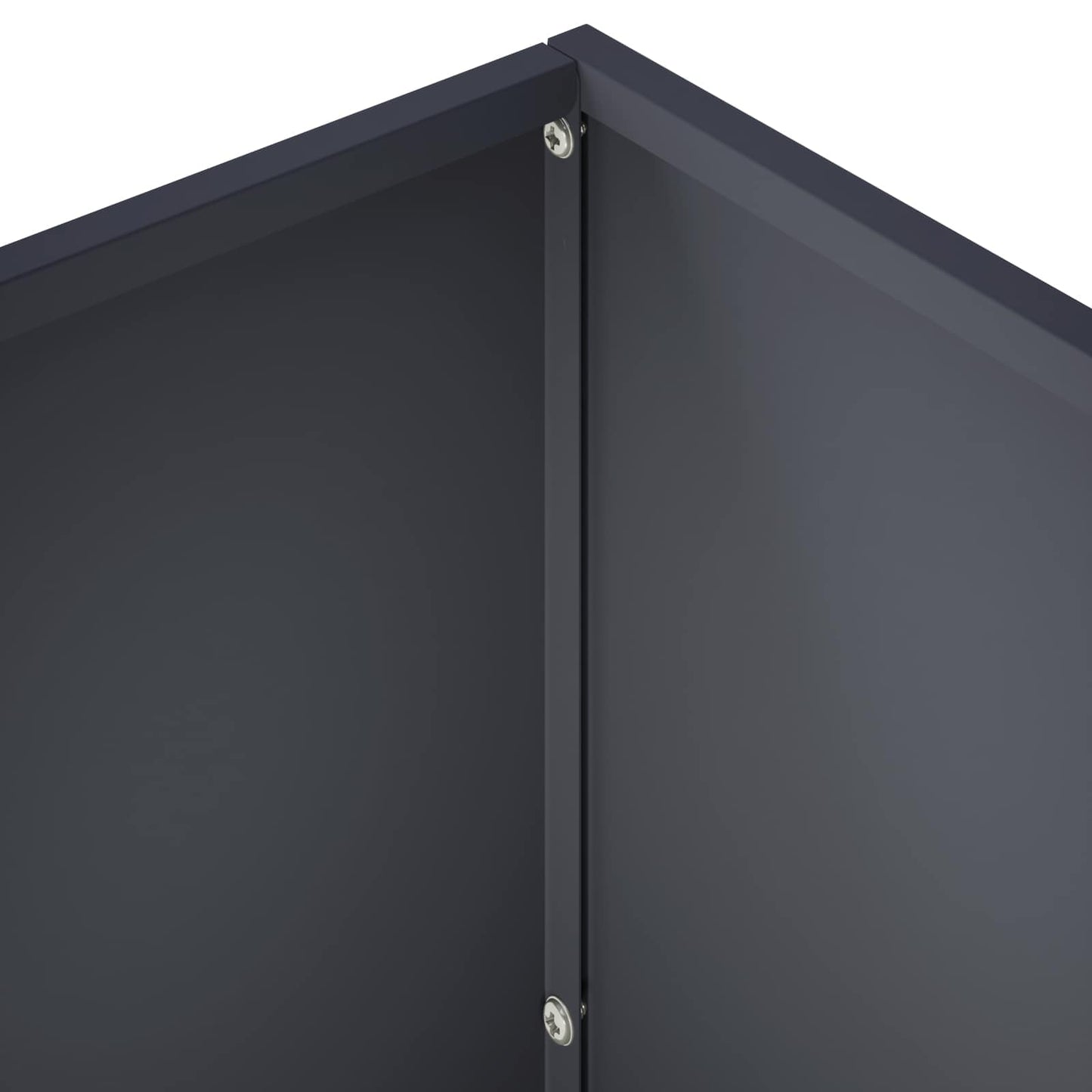 vidaXL Γλάστρα Κήπου 2 τμχ. Ανθρακί 60 x 30 x 40 εκ.