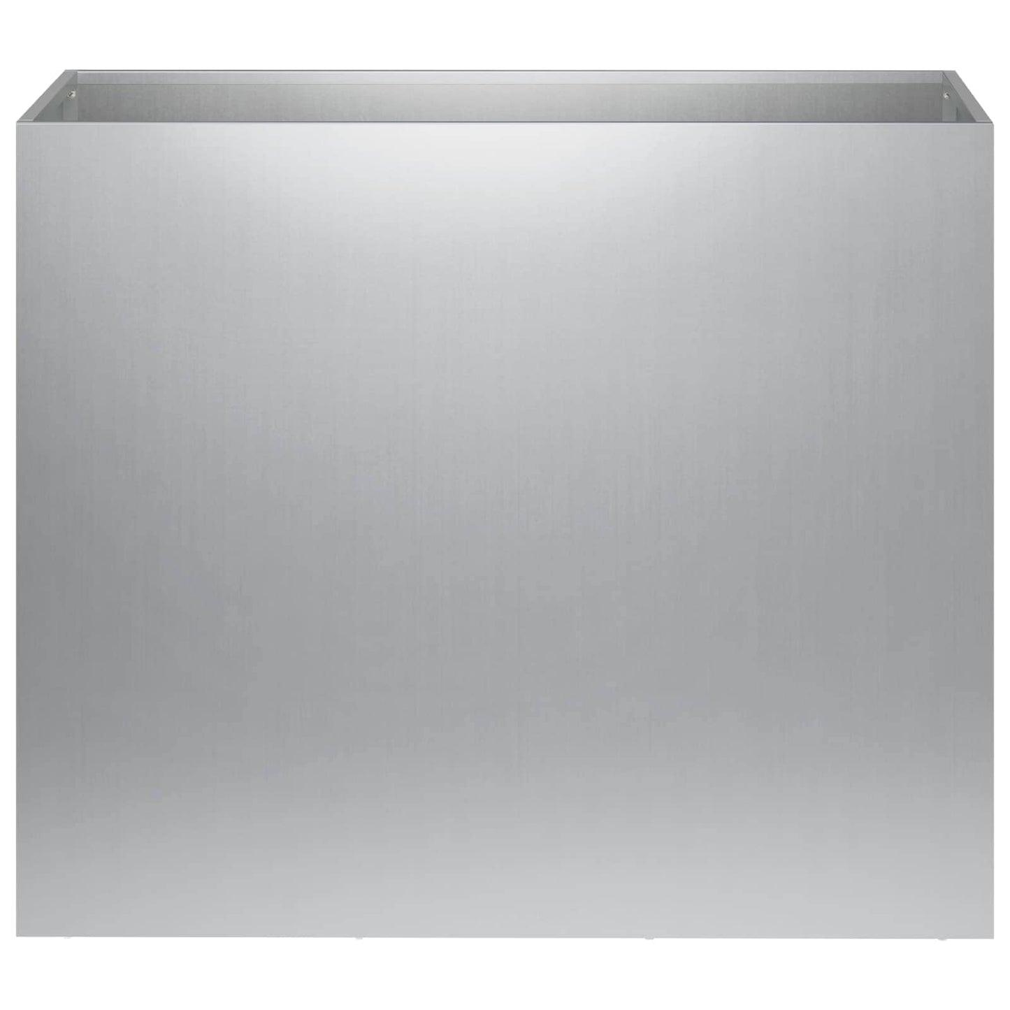 vidaXL Γλάστρα Κήπου 2 τμχ. Ασημί 60 x 30 x 50 εκ.