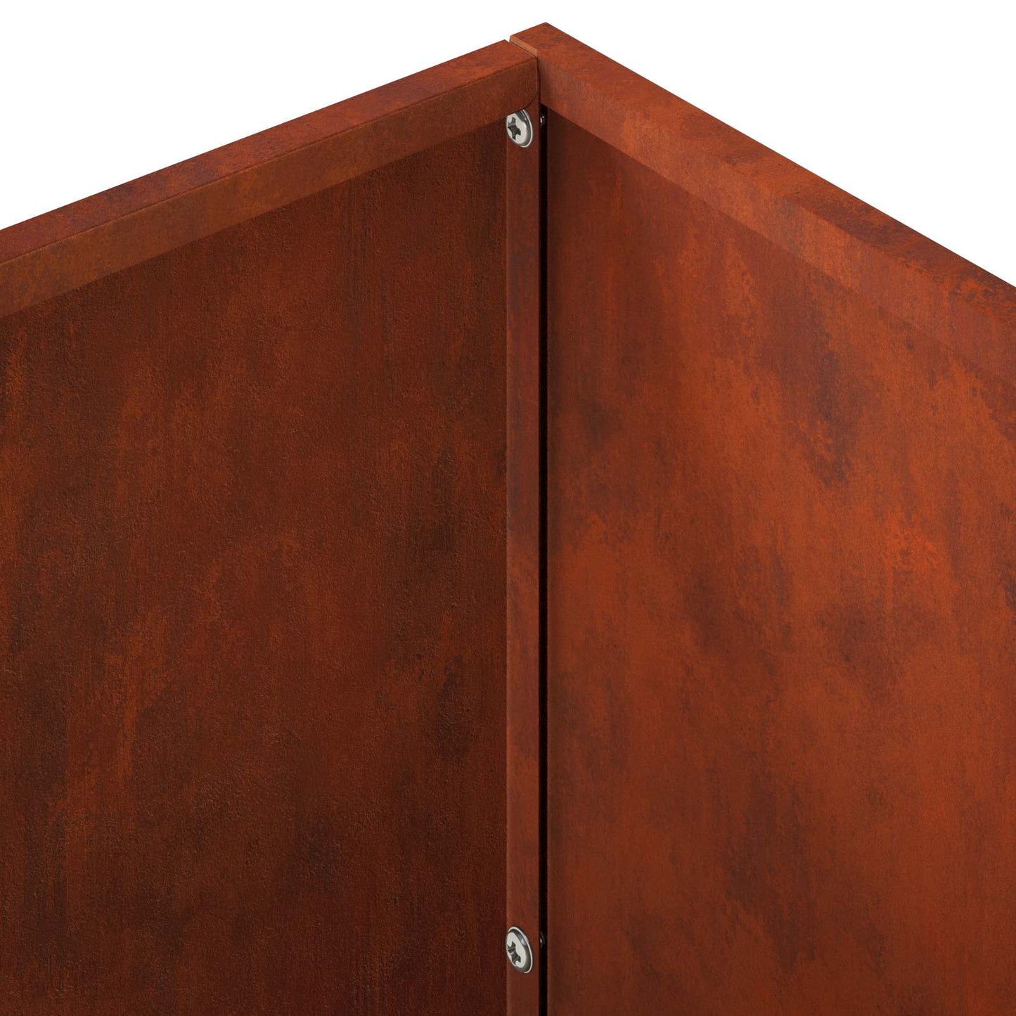 vidaXL Γλάστρα Κήπου 2 τμχ. Σκ rusty 60 x 30 x 50 εκ.
