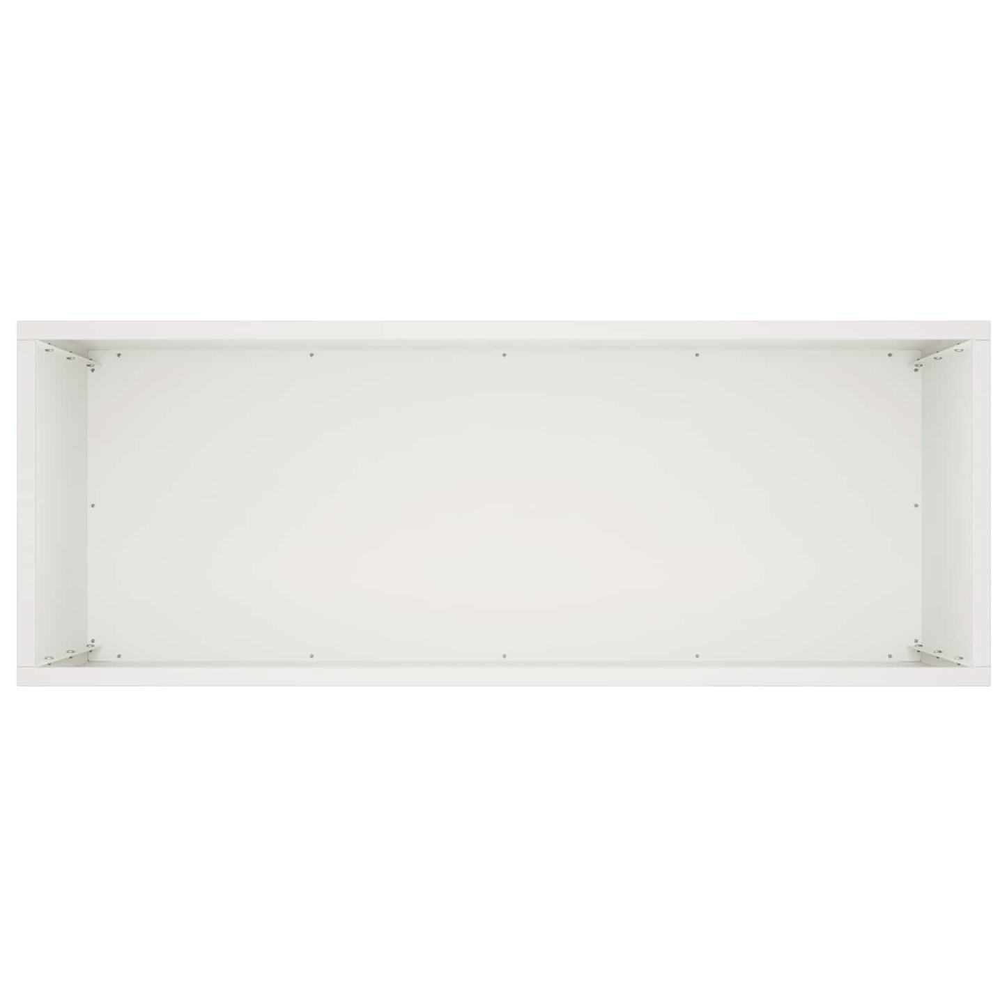 vidaXL Γλάστρα Κήπου Λευκό 80 x 30 x 40 εκ Ψυχρής έλασης χάλυβας