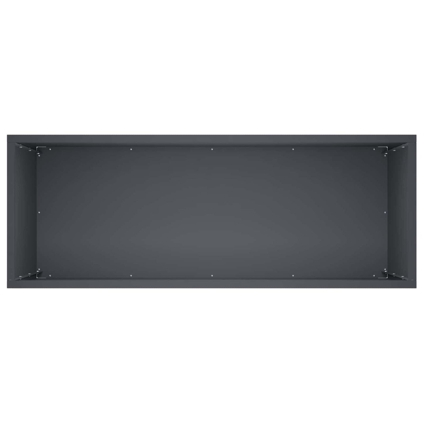 vidaXL Γλάστρα Κήπου Ανθρακί 80 x 30 x 40 εκ Ψυχρής έλασης χάλυβας