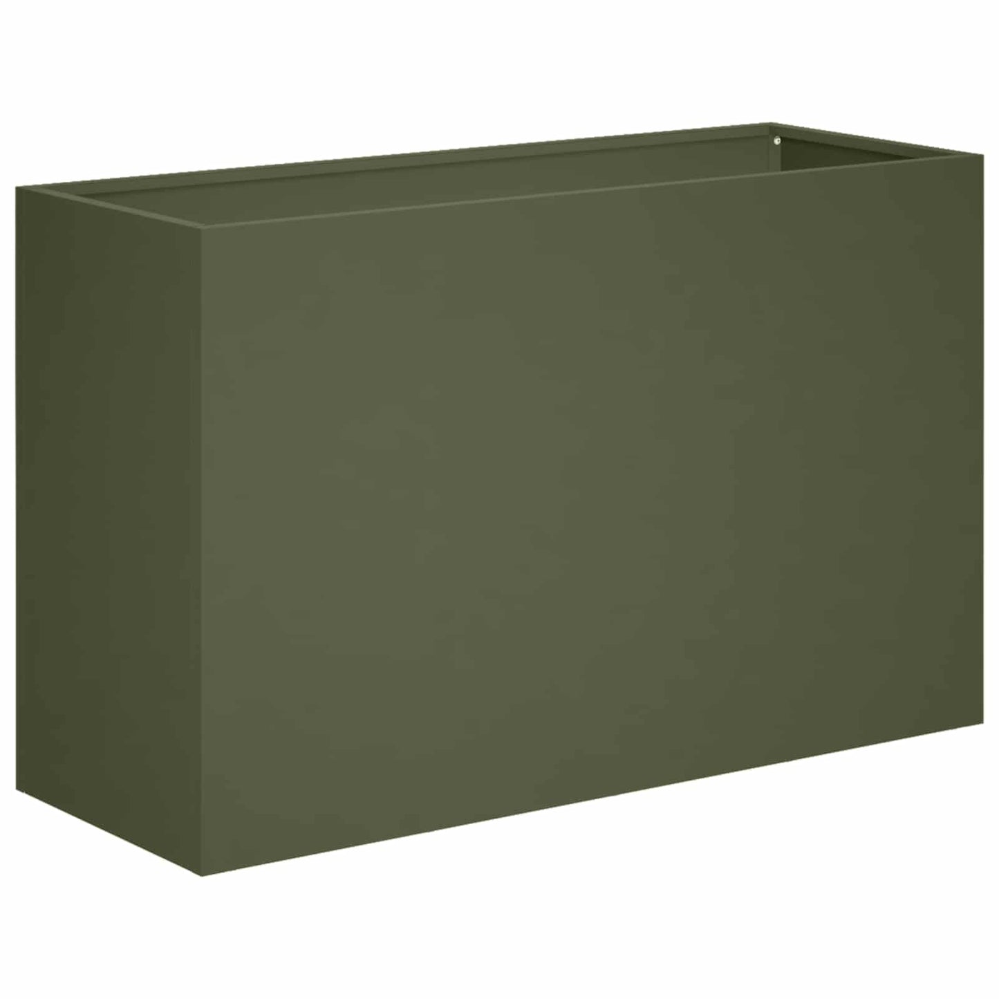 vidaXL Γλάστρα Κήπου Λαδί 80 x 30 x 40 εκ Ψυχρής έλασης χάλυβας