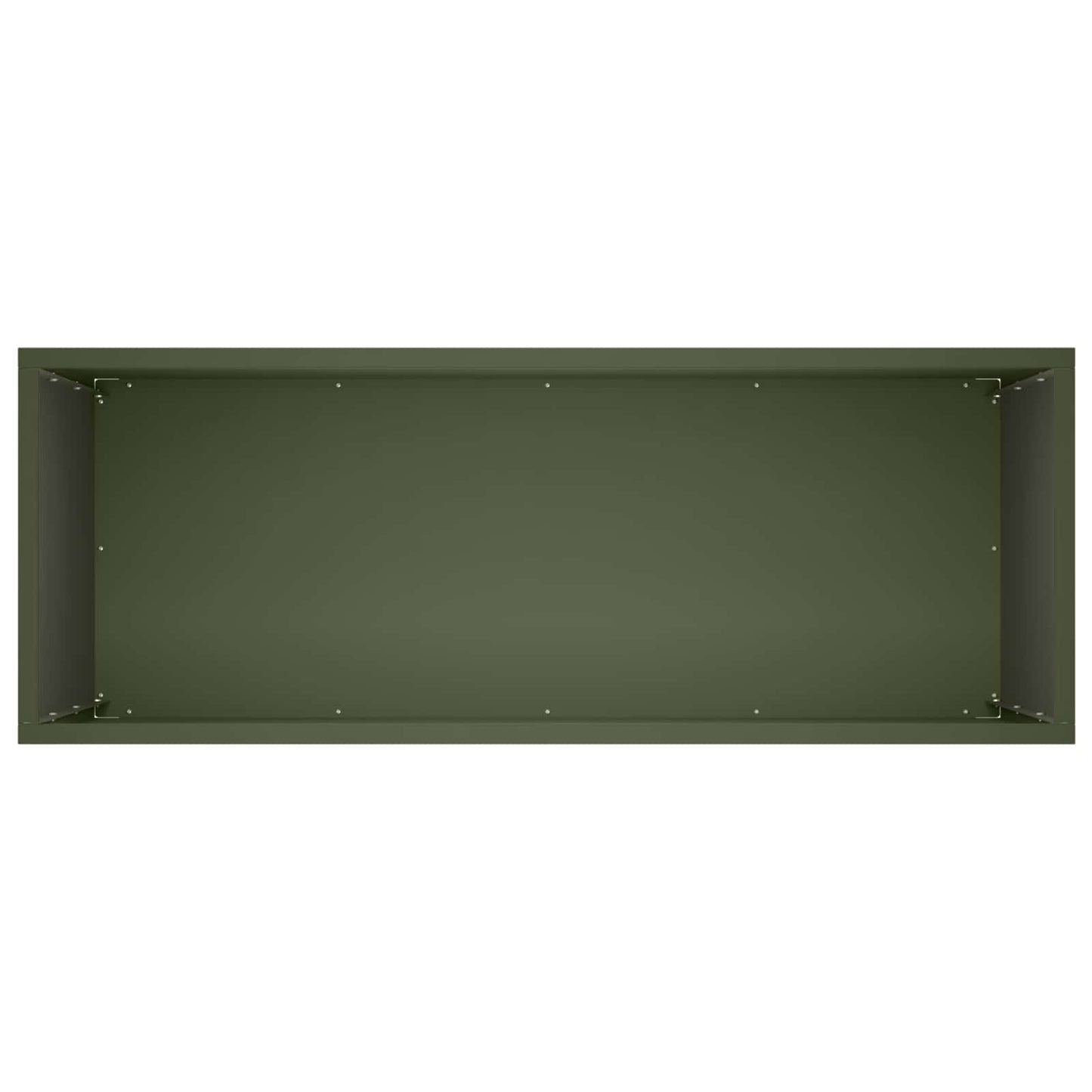 vidaXL Γλάστρα Κήπου Λαδί 80 x 30 x 40 εκ Ψυχρής έλασης χάλυβας