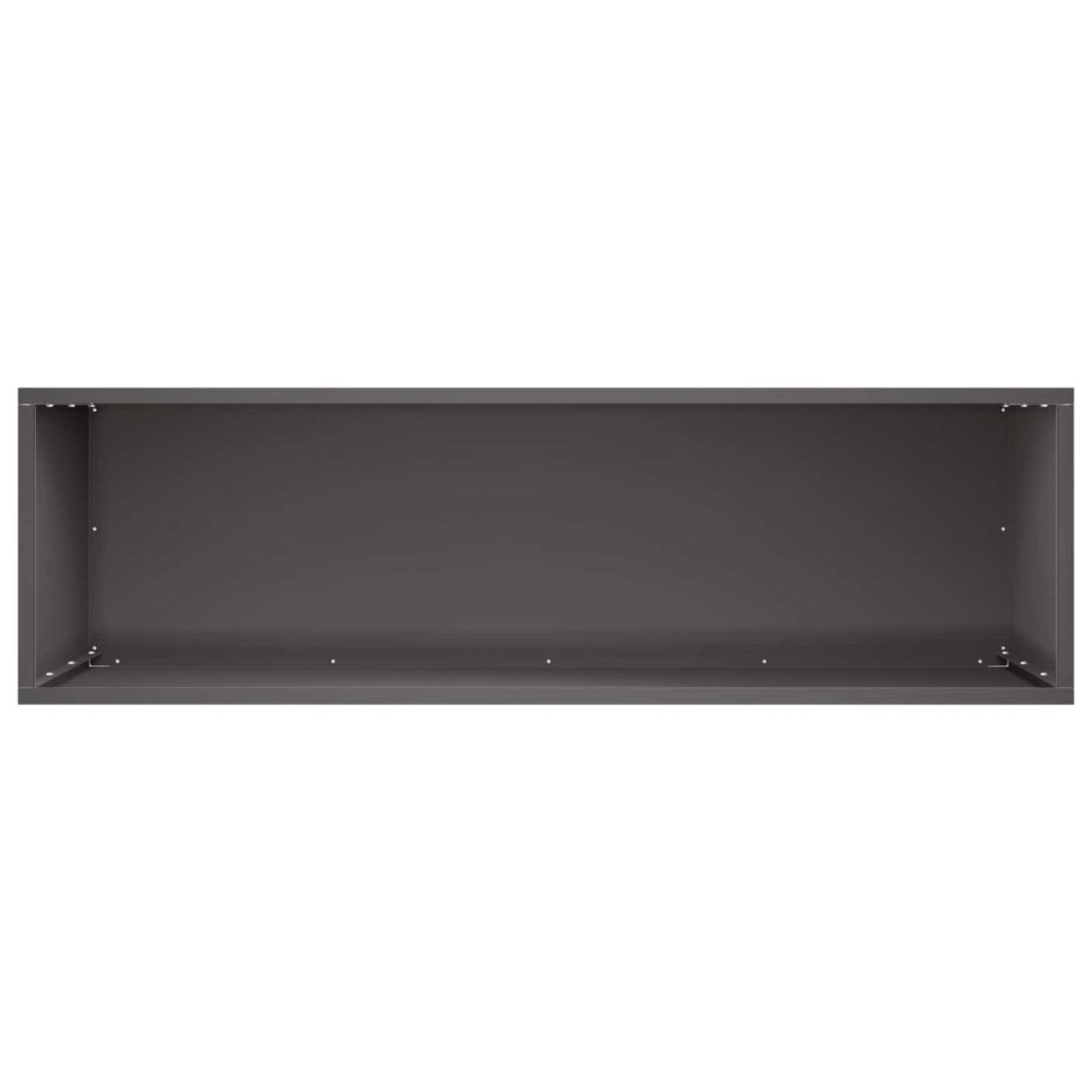 vidaXL Γλάστρα Κήπου Μαύρο 100 x 30 x 50 cm Ψυχρής έλασης χάλυβας