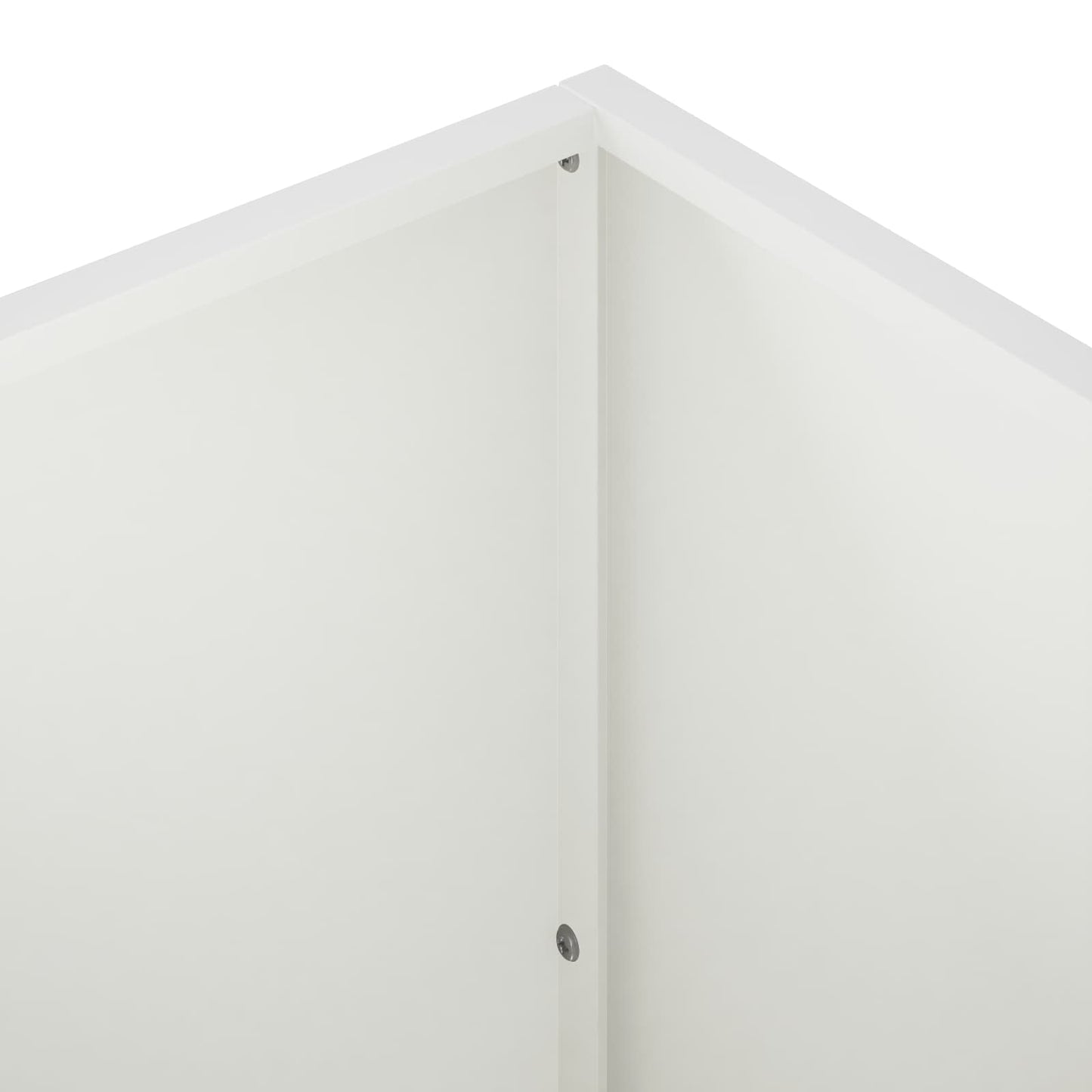 vidaXL Γλάστρα Κήπου Λευκό 100 x 30 x 50 cm Ψυχρής έλασης χάλυβας