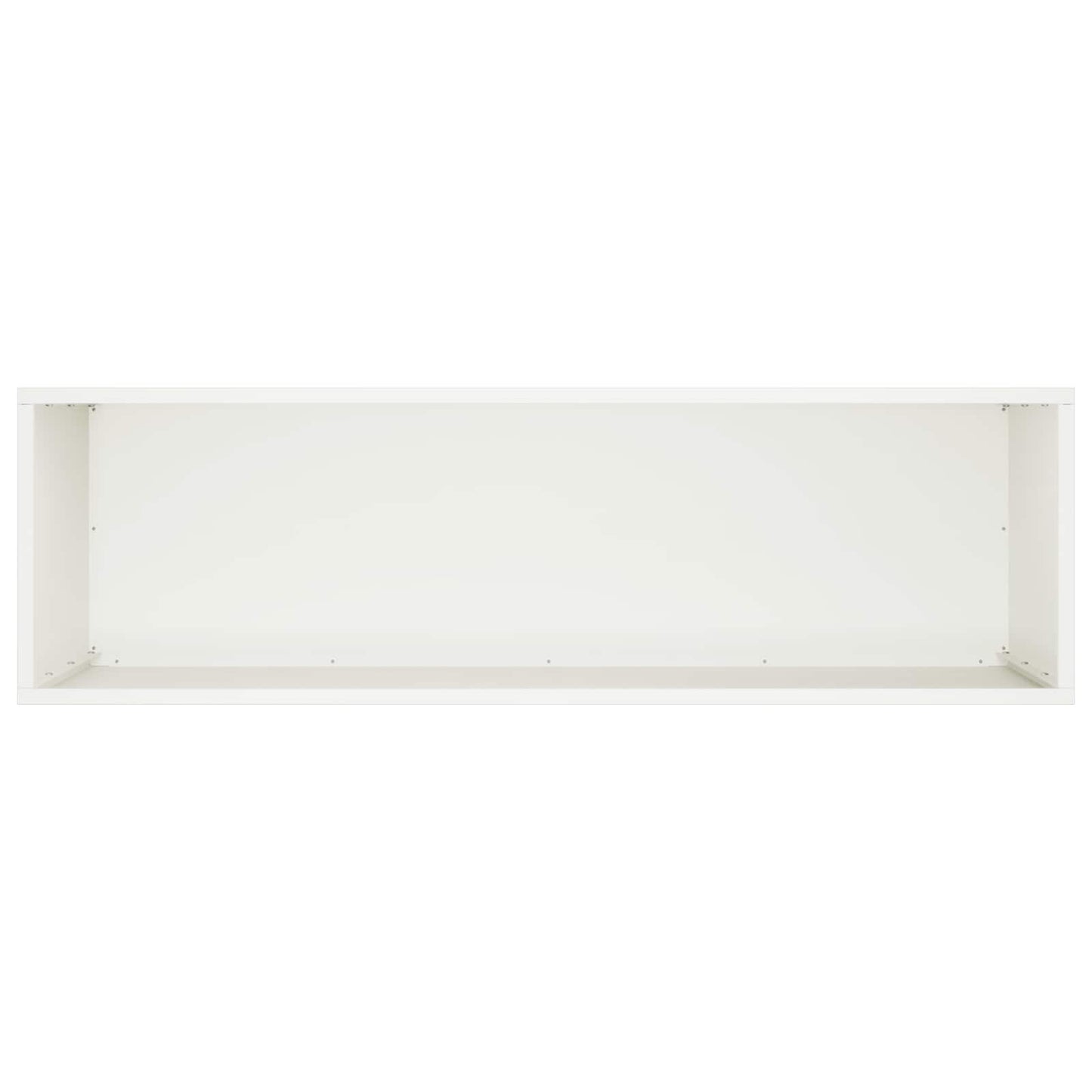 vidaXL Γλάστρα Κήπου Λευκό 100 x 30 x 50 cm Ψυχρής έλασης χάλυβας