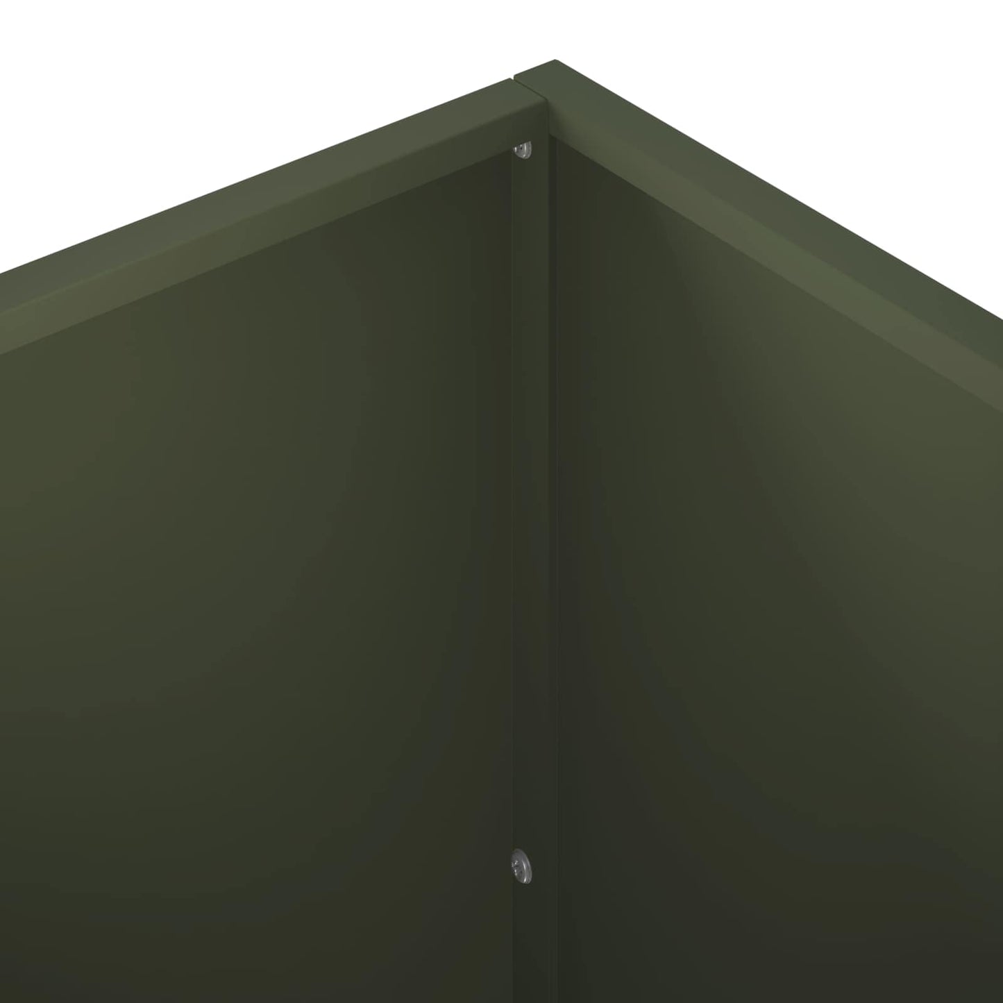vidaXL Γλάστρα Κήπου Λαδί 100 x 30 x 50 cm Ψυχρής έλασης χάλυβας