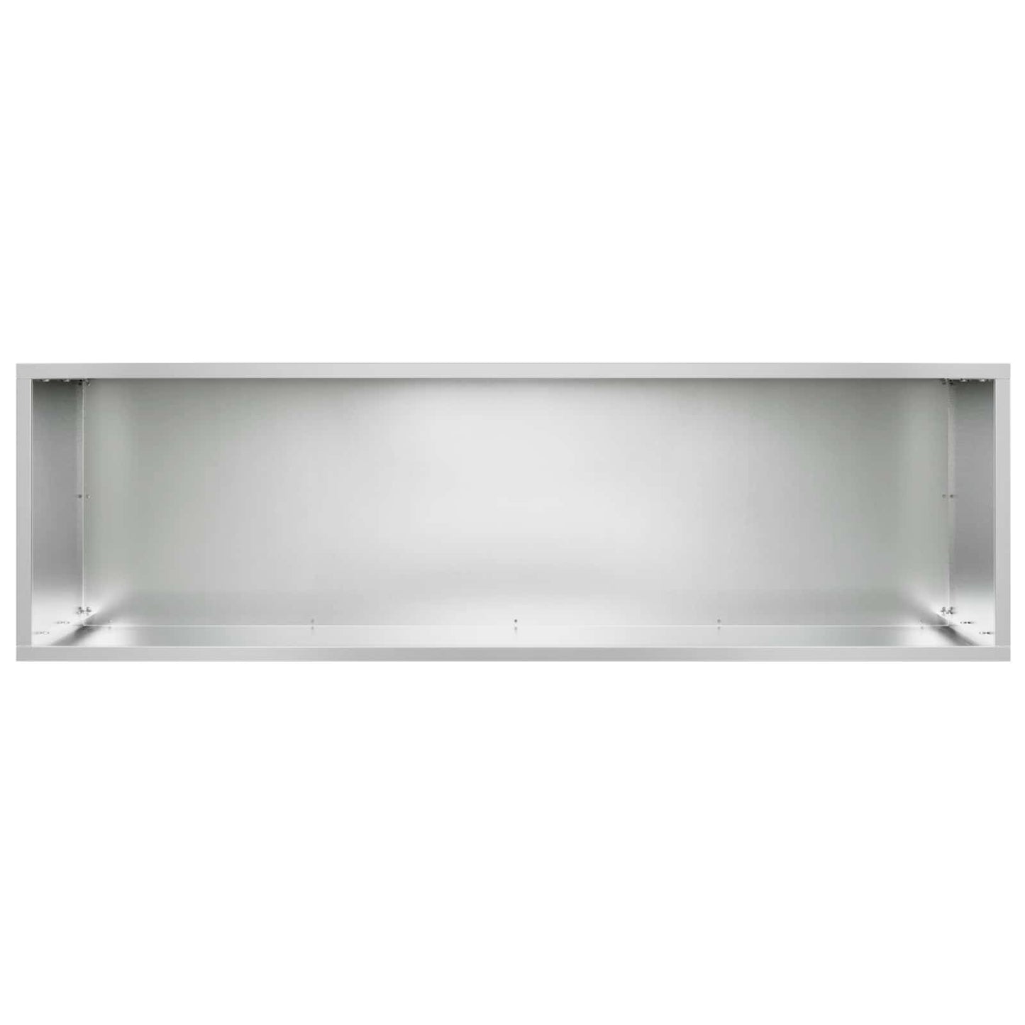 vidaXL Γλάστρα Κήπου Ασημί 100 x 30 x 50 cm Γαλβανισμένος Χάλυβας