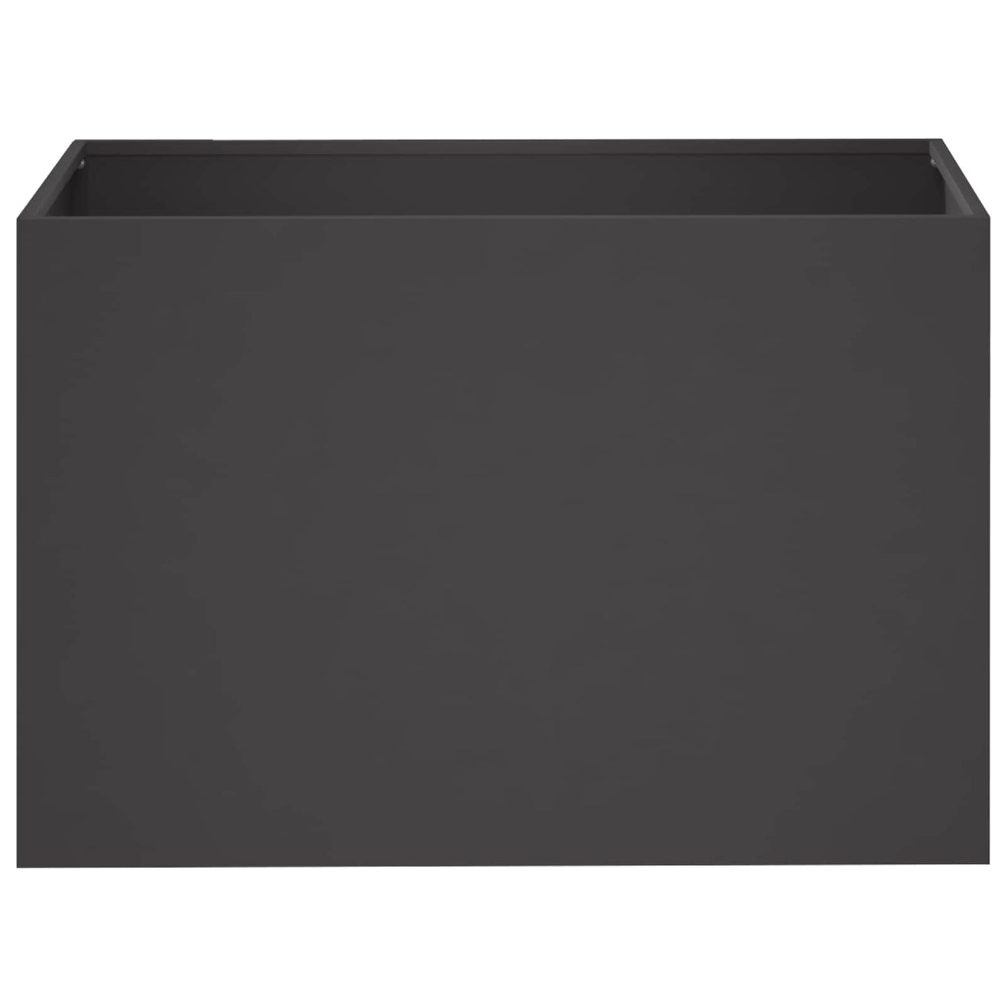 vidaXL Γλάστρα Κήπου 2 τμχ. Μαύρο 50 x 40 x 40 εκ.