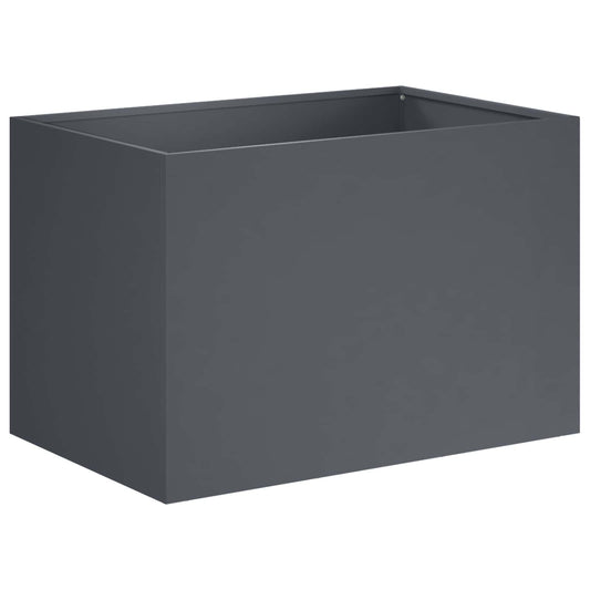 vidaXL Γλάστρα Κήπου Ανθρακί 50 x 40 x 40 εκ. Ψυχρής έλασης χάλυβας