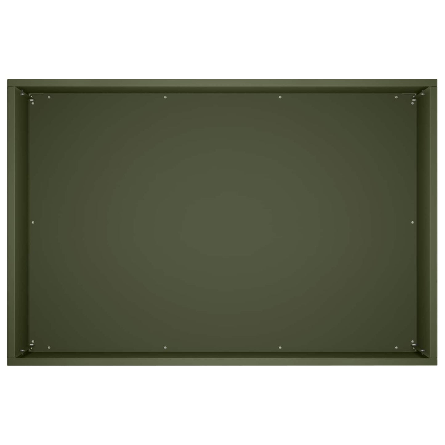 vidaXL Γλάστρα Κήπου Λαδί 50 x 40 x 40 εκ. Ψυχρής έλασης χάλυβας
