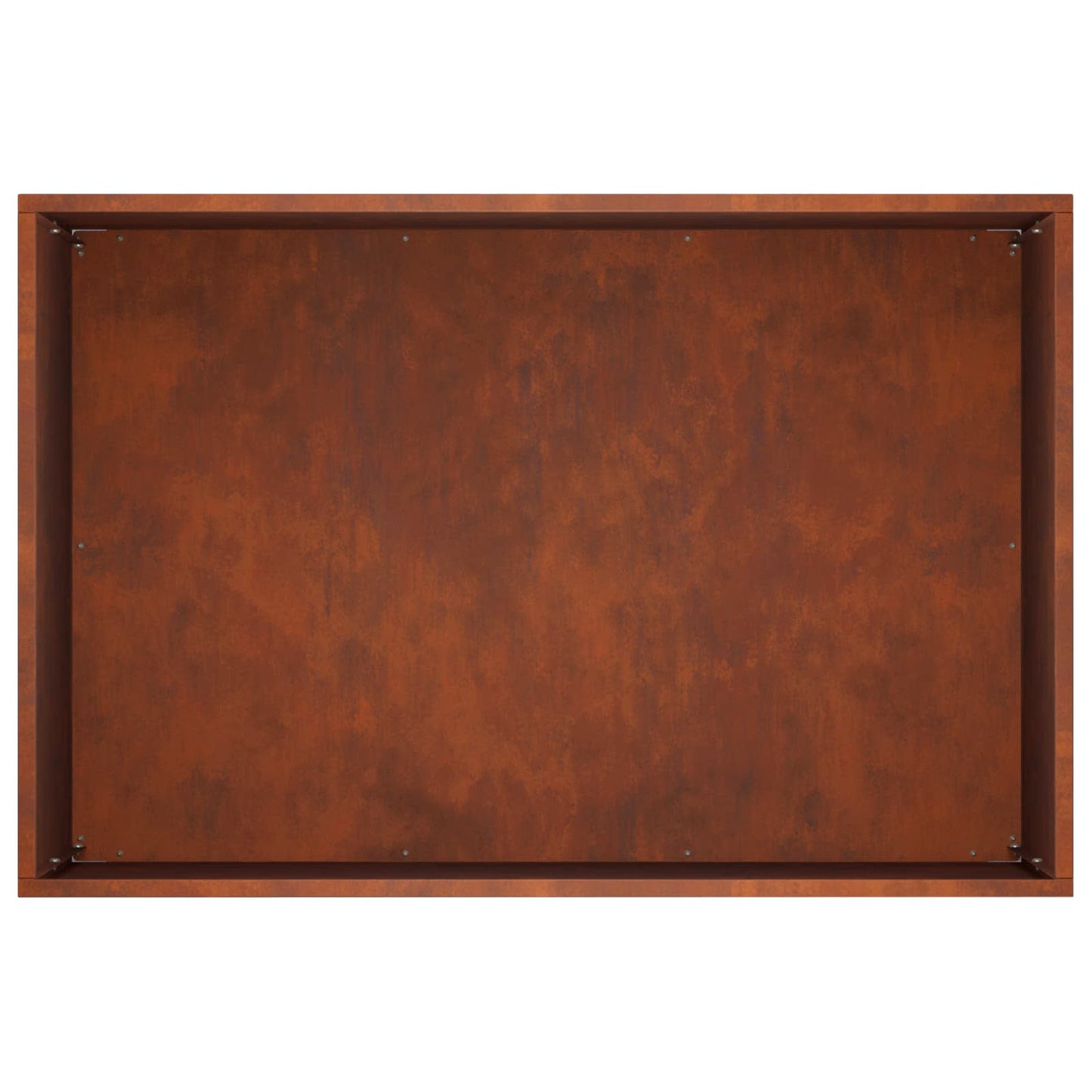 vidaXL Γλάστρα Κήπου 2 τμχ. Σκ rusty 50 x 40 x 40 εκ.