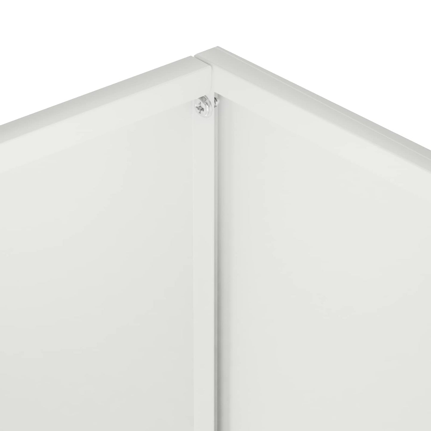 vidaXL Γλάστρα Κήπου Λευκό 60 x 40 x 40 εκ. Ψυχρής έλασης χάλυβας