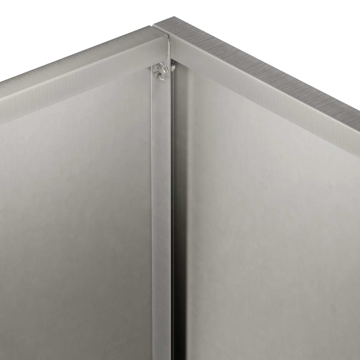 vidaXL Γλάστρα Κήπου 2 τμχ. Ασημί 60 x 40 x 50 cm Ανοξείδωτο Ατσάλι