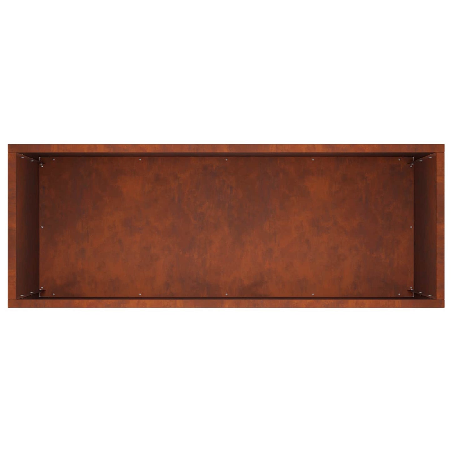 vidaXL Γλάστρα Κήπου Σκ rusty 80 x 40 x 50 cm