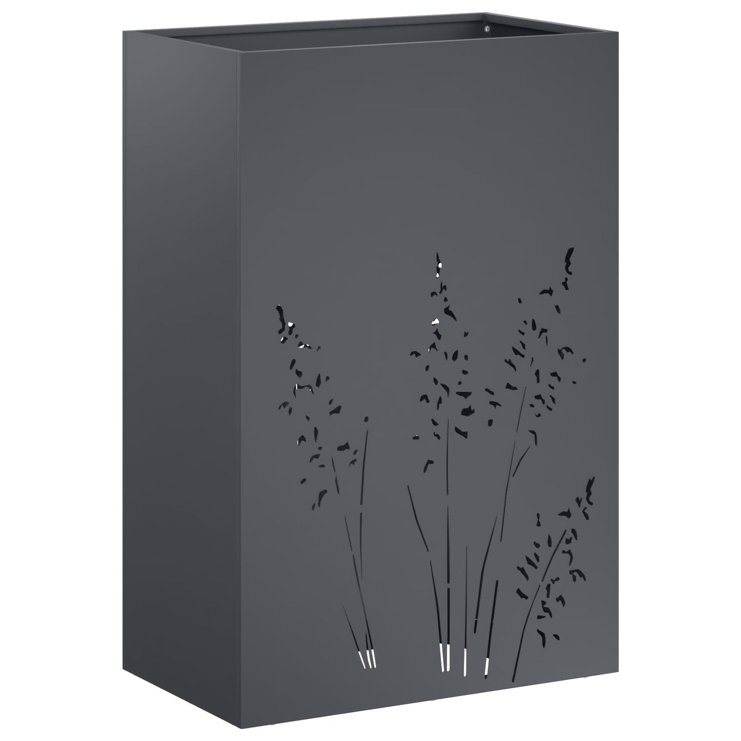 vidaXL Γλάστρα Κήπου 2 τμχ. Ανθρακί 50 x 30 x 75 εκ