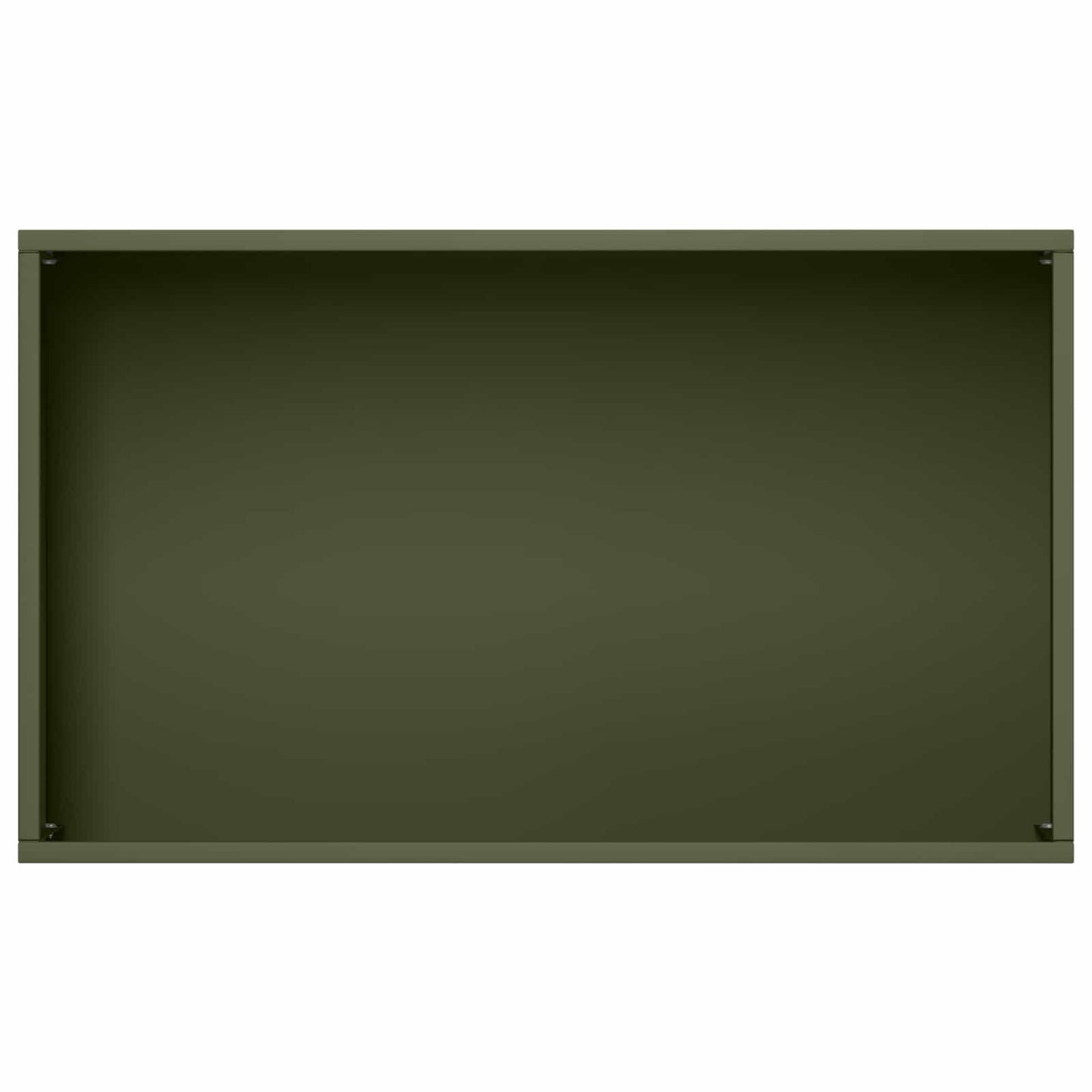vidaXL Γλάστρα Κήπου Λαδί 50 x 30 x 75 εκ Ψυχρής έλασης χάλυβας
