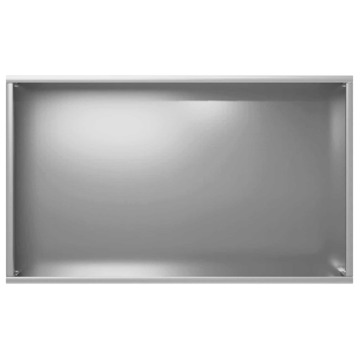 vidaXL Γλάστρα Κήπου 2 τμχ. Ασημί 50 x 30 x 75 εκ