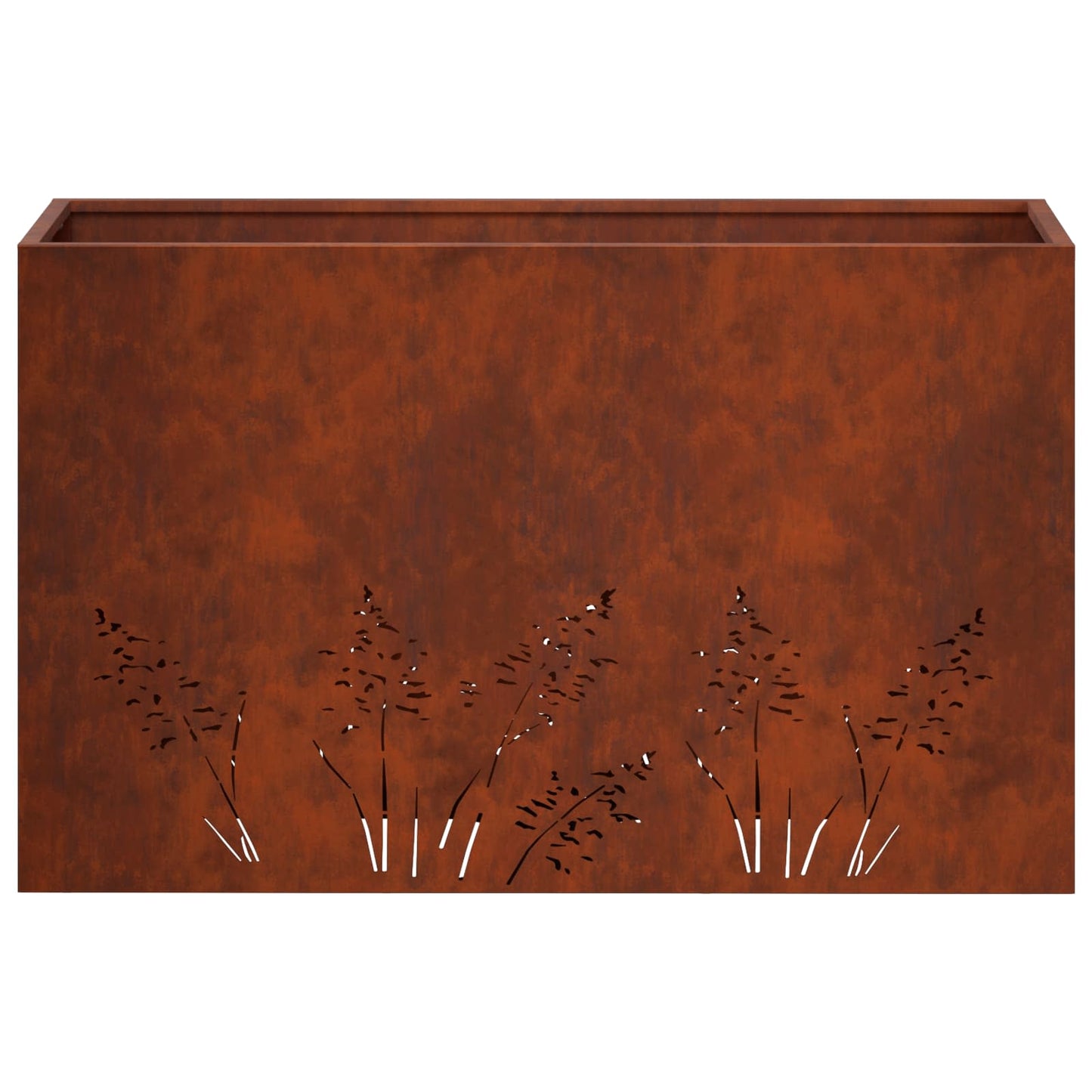 vidaXL Γλάστρα Κήπου Σκ rusty 80 x 30 x 49 εκ