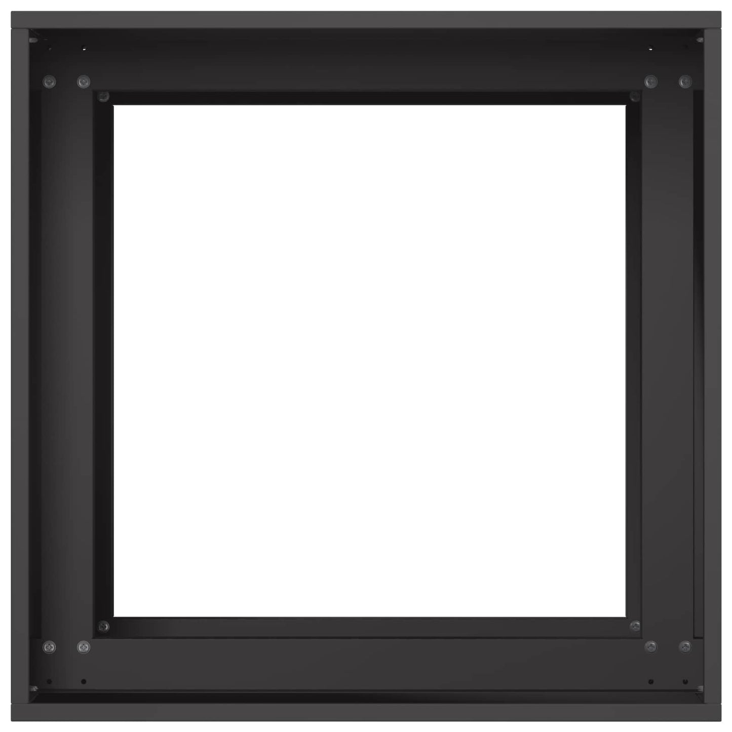 vidaXL Γλάστρα Κήπου Μαύρο 40 x 40 x 60 cm Ψυχρής έλασης χάλυβας