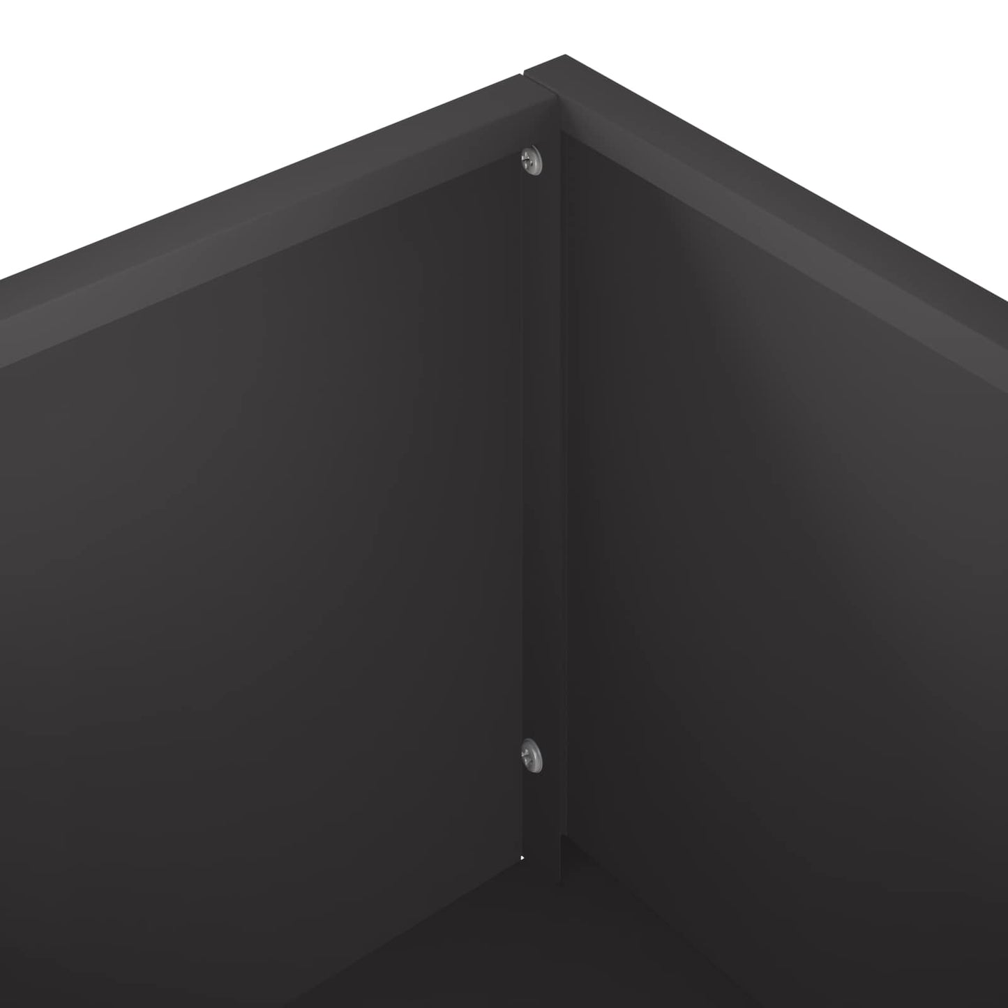 vidaXL Γλάστρα Κήπου Μαύρο 80 x 40 x 60 cm Ψυχρής έλασης χάλυβας