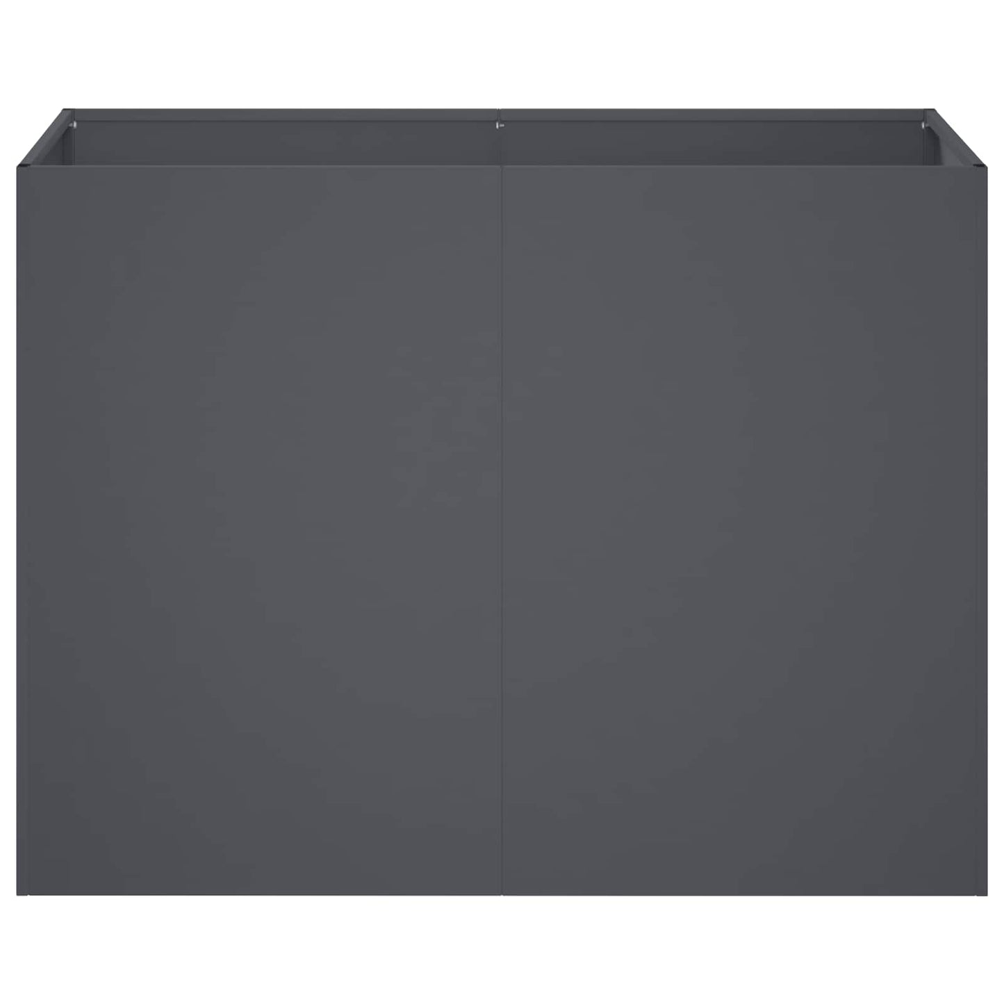 vidaXL Γλάστρα Κήπου Ανθρακί 80 x 40 x 60 cm Ψυχρής έλασης χάλυβας