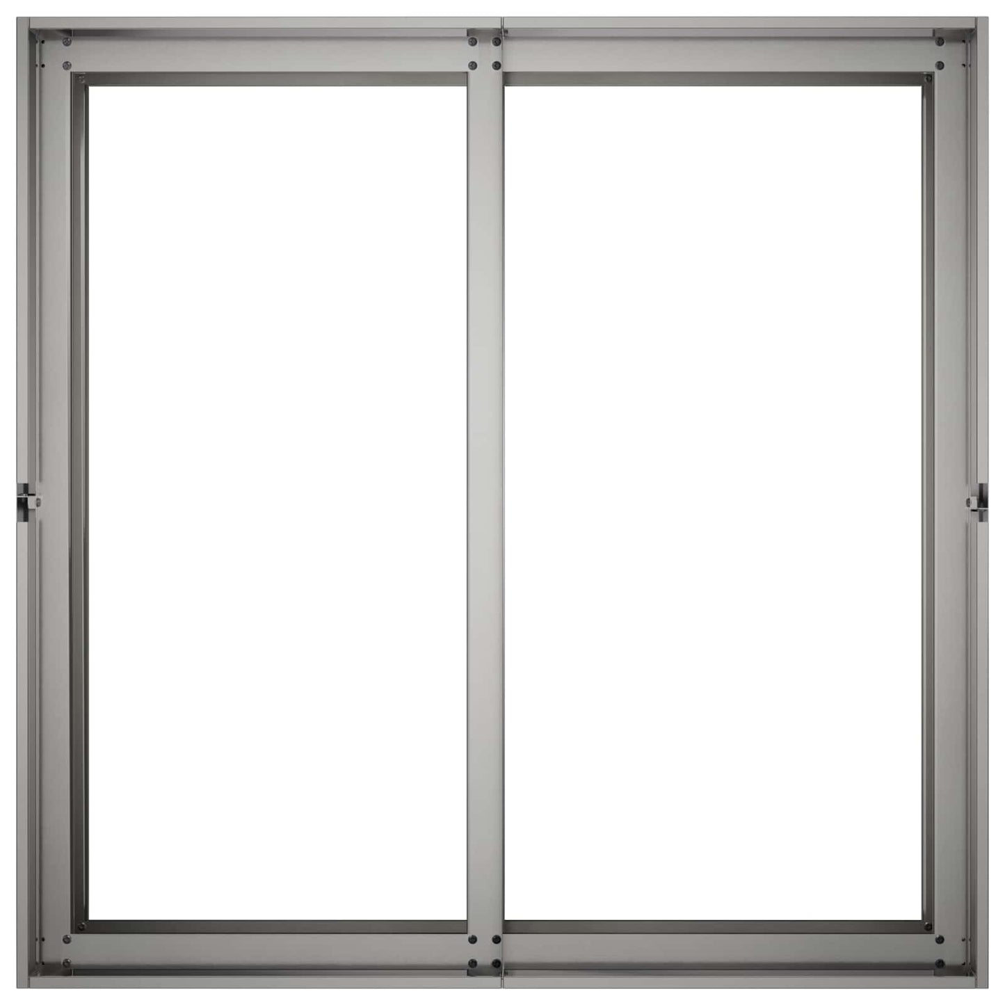 vidaXL Γλάστρα Κήπου Ασημί 80 x 80 x 60 εκ. Ανοξείδωτο Ατσάλι