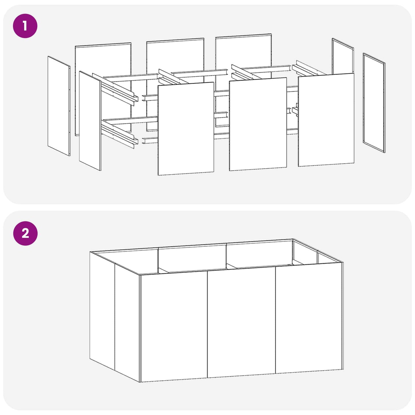 vidaXL Γλάστρα Κήπου Λαδί 120 x 80 x 60 εκ Ψυχρής έλασης χάλυβας