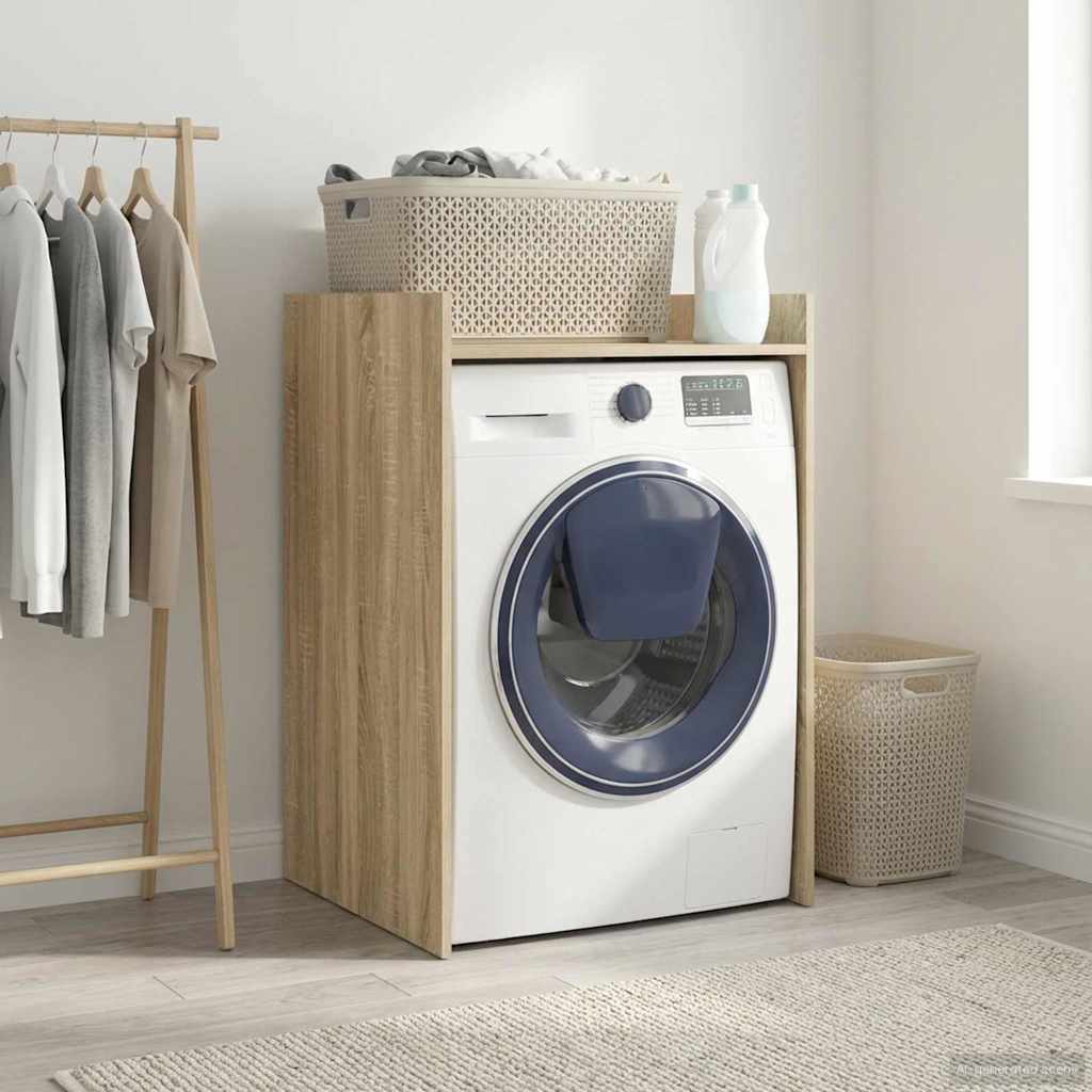 vidaXL Ντουλάπα Πλυντηρίου Σονόμα 67,5 x 62 x 97 εκ Επεξεργασμένο ξύλο