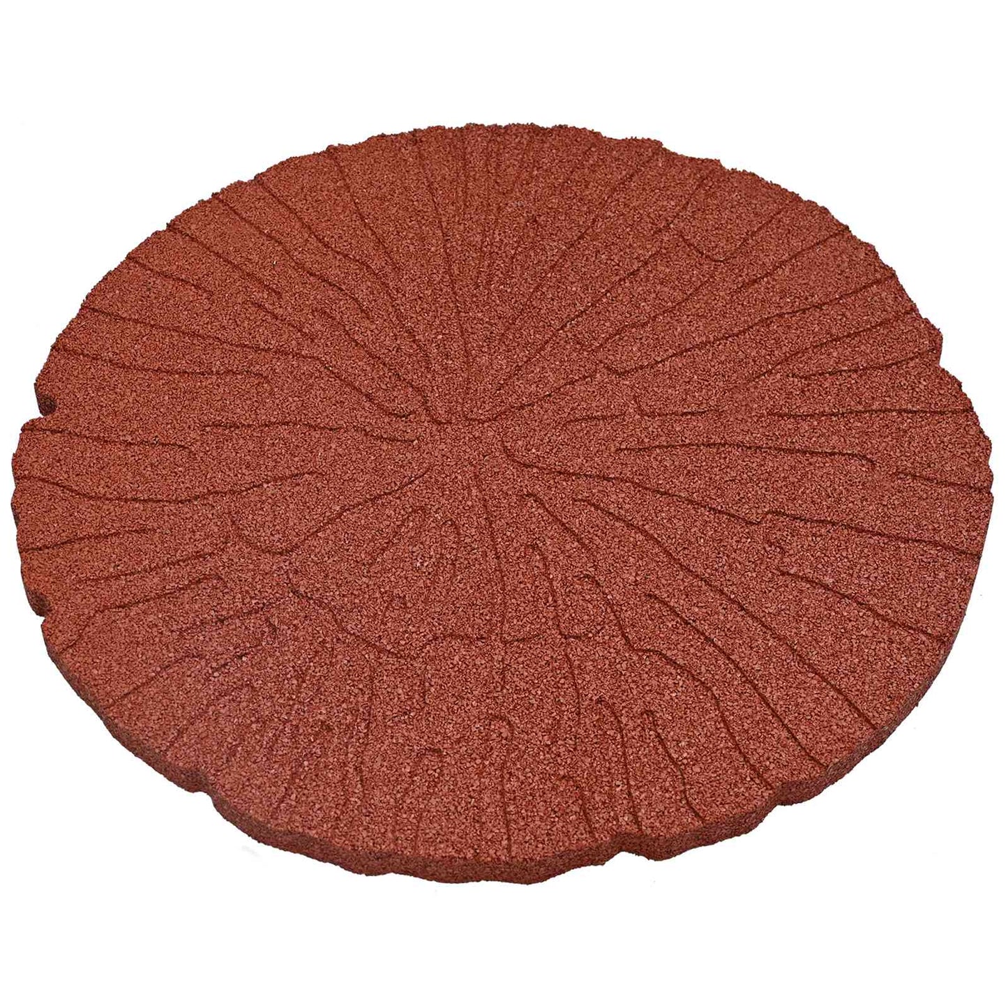 vidaXL Πέτρα βήματος 6 pcs Κόκκινο Ø 45 x 1,8 εκ Λάστιχο