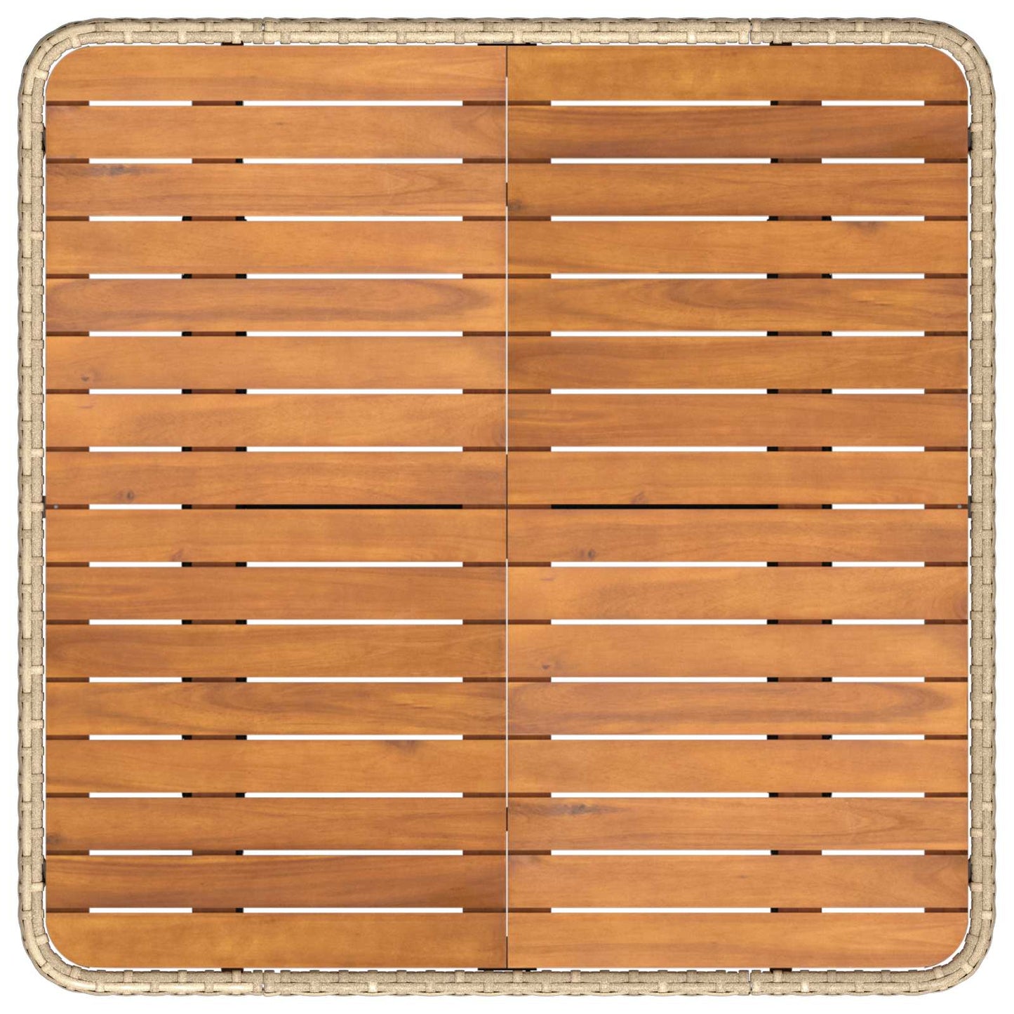 vidaXL Σύνολα επίπλων με μαξιλάρι 7 pcs Μπεζ και Κρέμα Ράτα PE