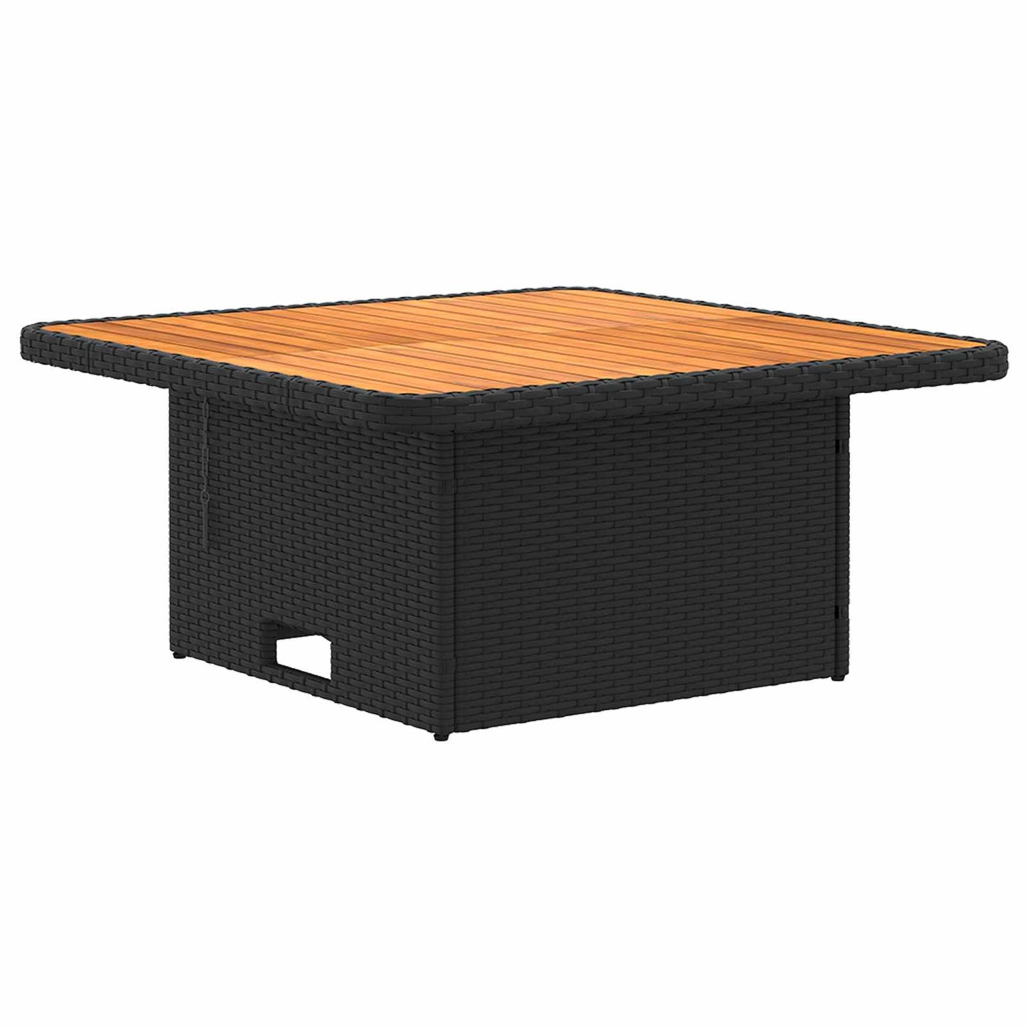 vidaXL Σύνολα επίπλων με μαξιλάρι 7 pcs Μαύρο και Τυρκουάζ Ράτα PE
