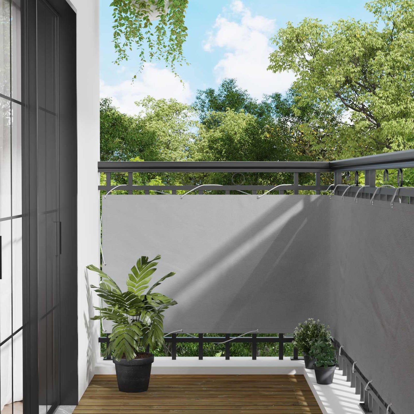 vidaXL Οθόνη Μπαλκονιού 90 x 200 cm