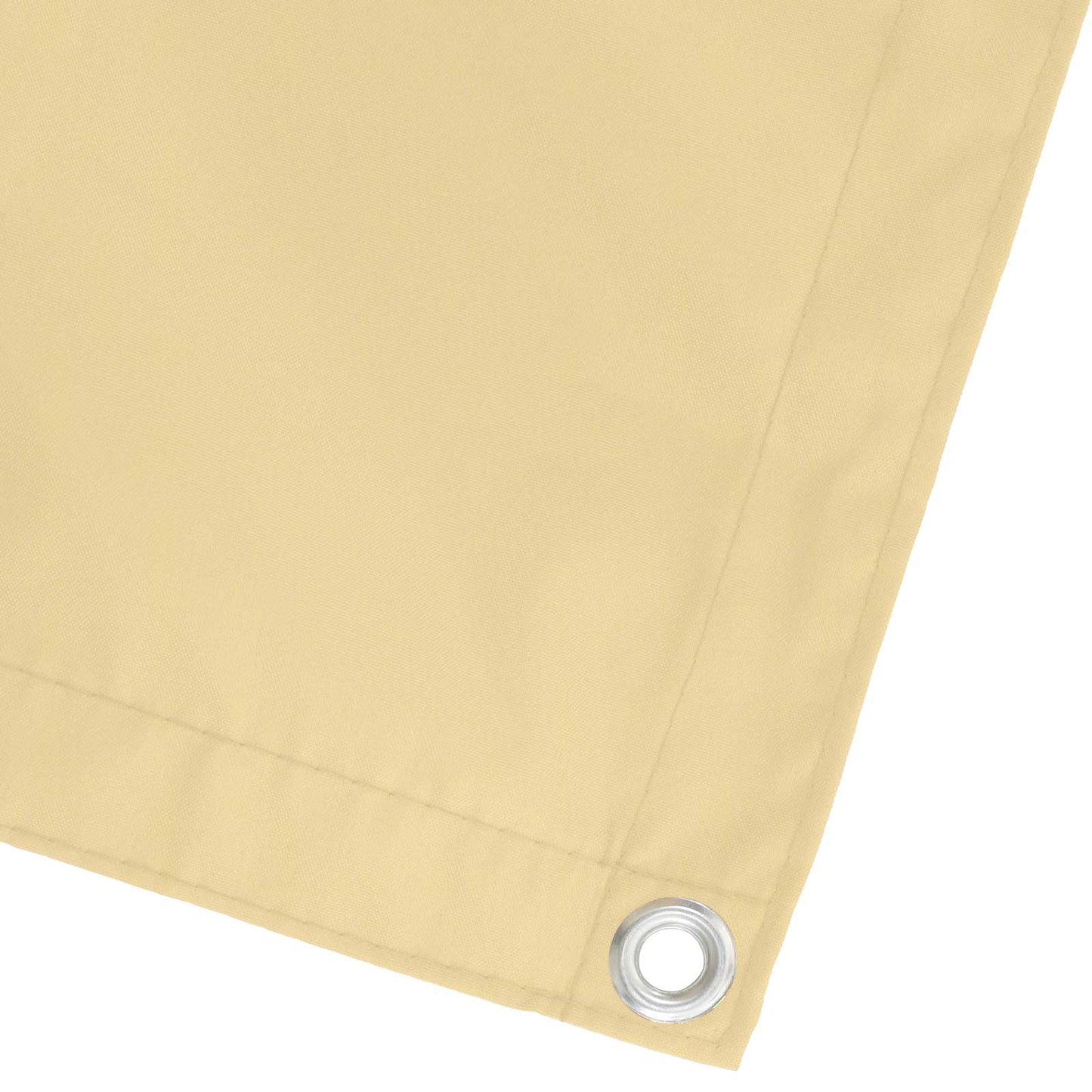 vidaXL Οθόνη Μπαλκονιού Άμμος 100 x 400 cm Ύφασμα Όξφορντ