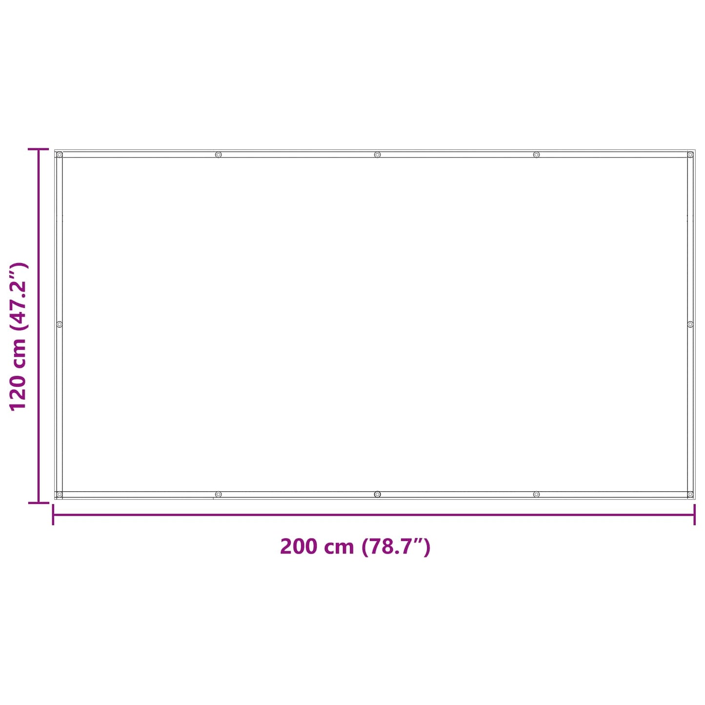vidaXL Οθόνη Μπαλκονιού Κίτρινο και Λευκό 120 x 200 cm
